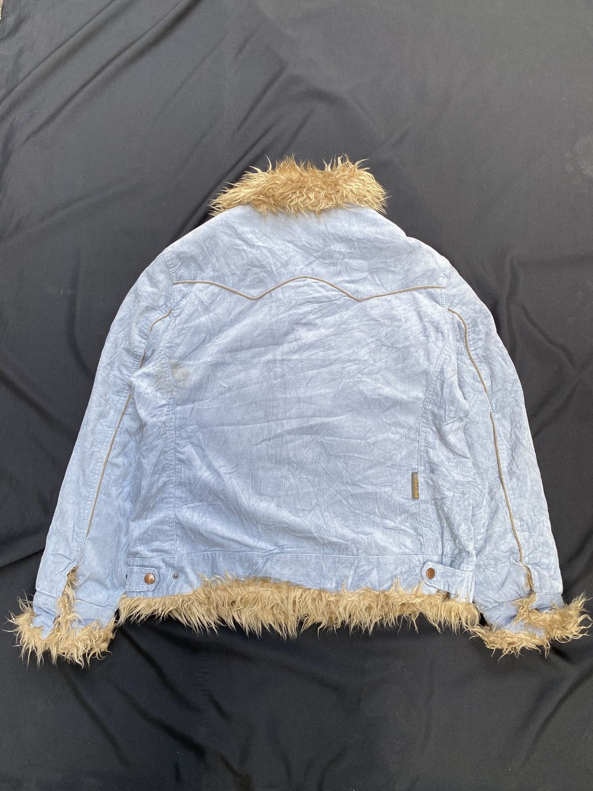 14th Addiction × If Six Was Nine × KMRii Liberty Bell Faux Fur Trompe l’oeil Jacket Vkei Lgb style Size US L / EU 52-54 / 3 - 3 Thumbnail