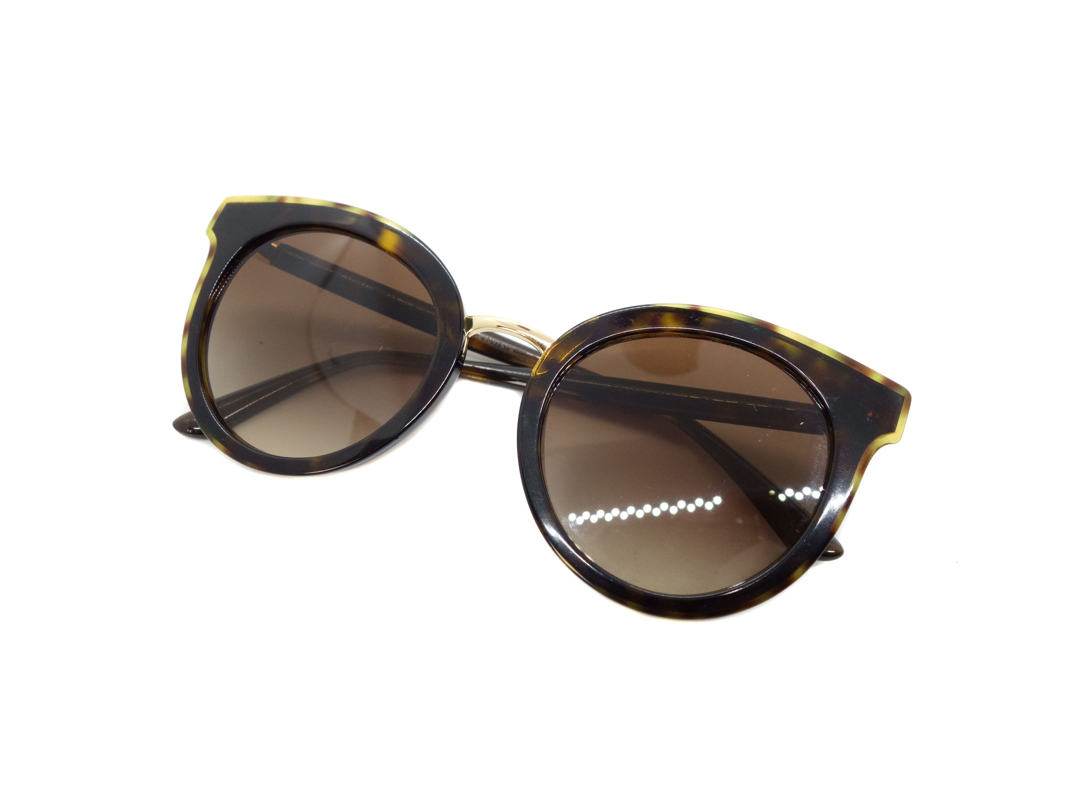 Dolce & Gabbana Havana Round DG 4371 Gradient Sunglasses Size ONE SIZE - 1 Thumbnail