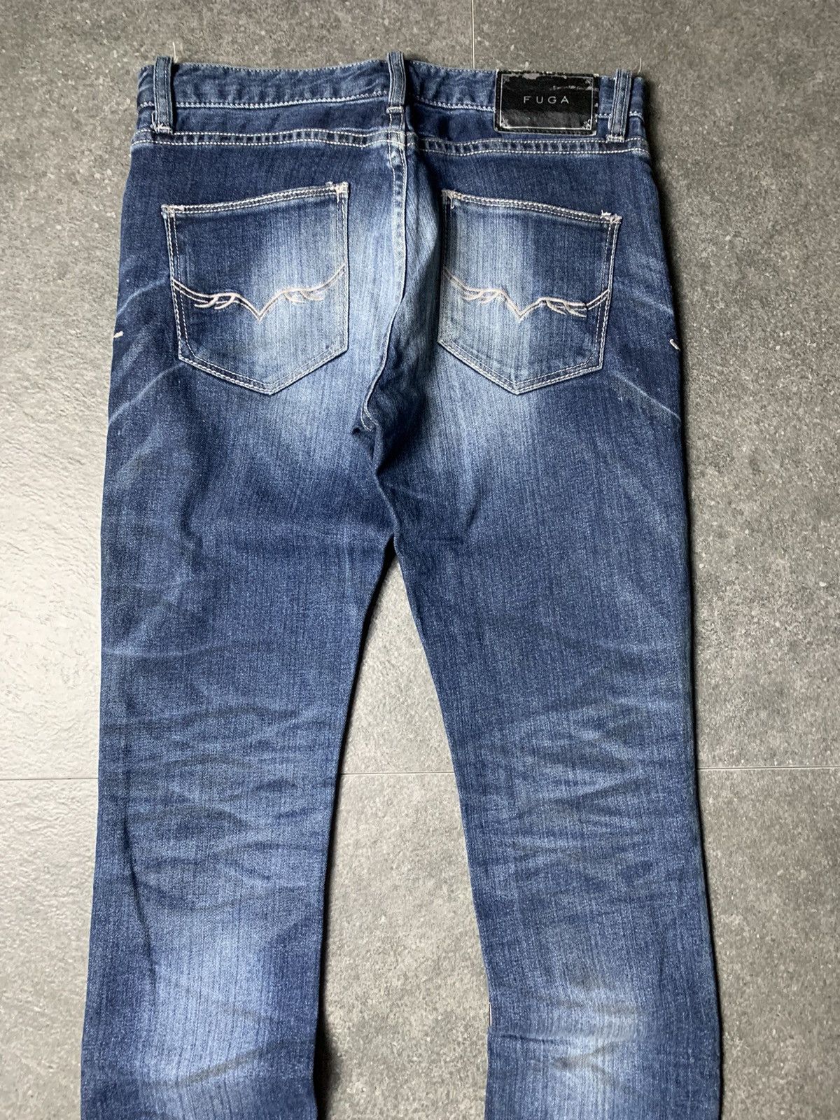 GOSTAR DE FUGA × If Six Was Nine × Le Grande Bleu (L.G.B.) 2000s Fuga Claw Marks Jeans Vkei Style Size US 29 - 12 Thumbnail