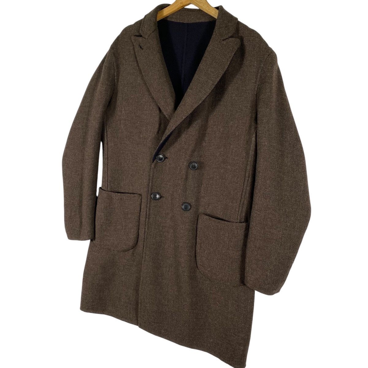 Lardini Lardini Long Jacket Double Breasted Reversible Size US M / EU 48-50 / 2 - 4 Thumbnail