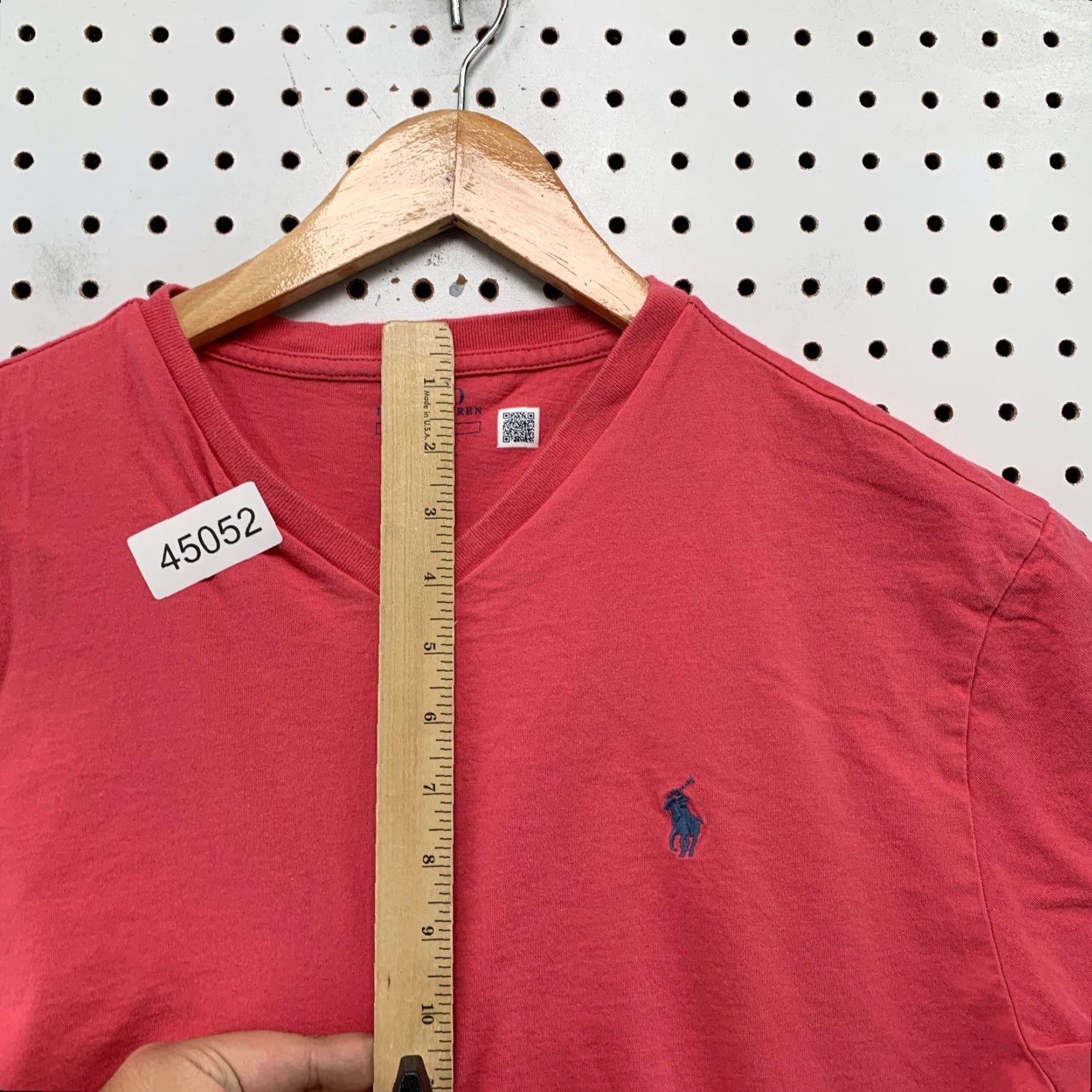 Polo Ralph Lauren VINTAGE Polo Ralph Lauren Shirt Mens XL Faded Red Classic Fit V Neck Preppy Size US XL / EU 56 / 4 - 6 Thumbnail