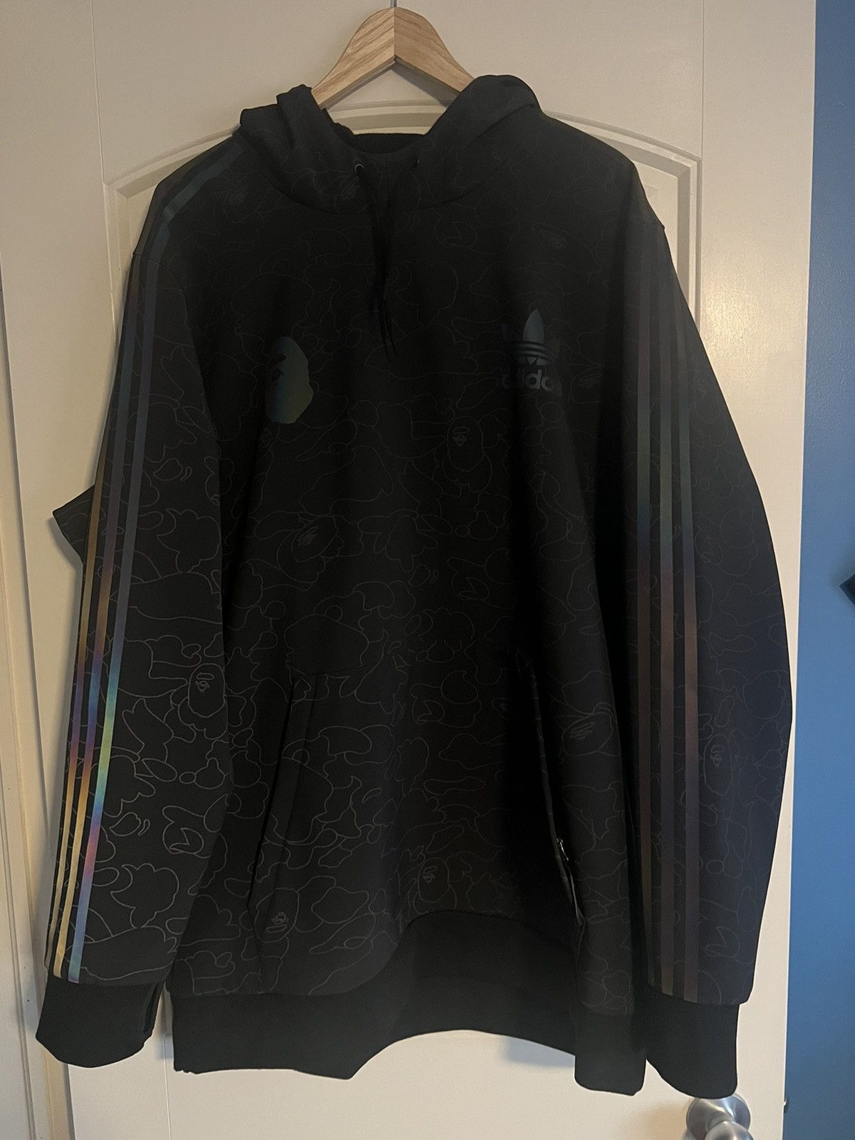 Adidas × Bape Bape X Adidas Tech Hoodie Size US XL / EU 56 / 4 - 3 Thumbnail