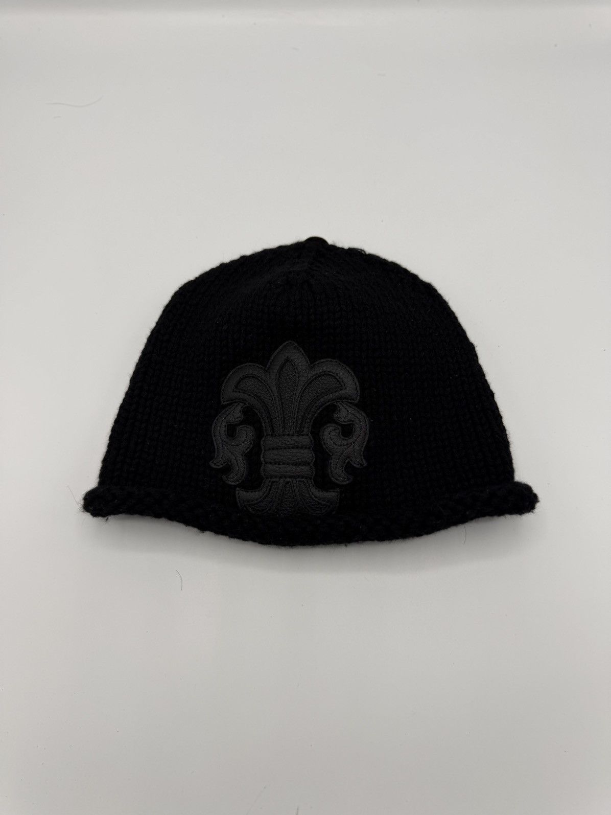 Chrome Hearts Chrome hearts Fleur Patch Cashmere Beanie Size ONE SIZE - 1 Thumbnail