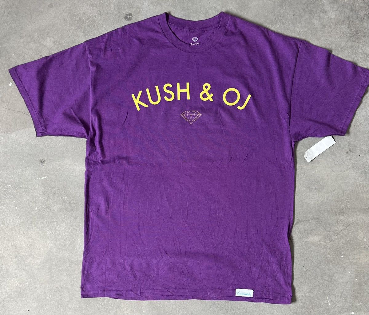 Diamond Supply Co. DIAMOND X WEEDMAPS X WIZ KHALIFA TAYLOR GANG KUSH & OJ TEE Size US XL / EU 56 / 4 - 1 Thumbnail