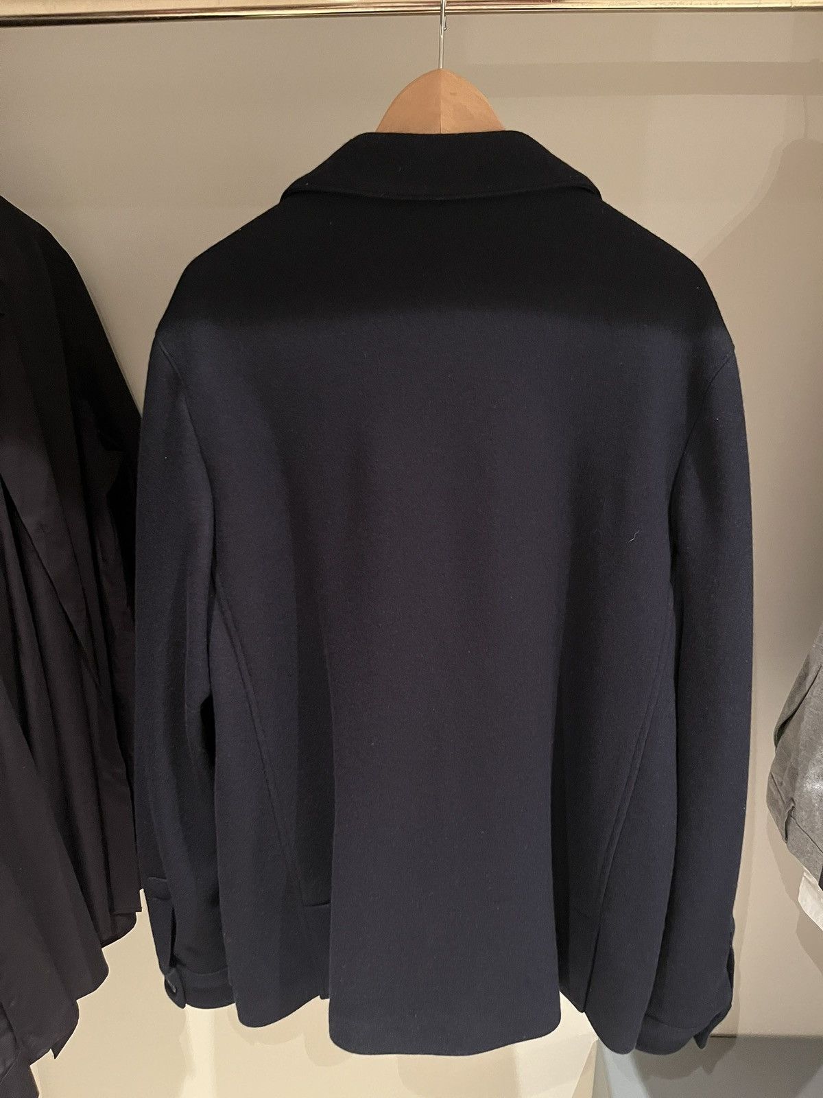 Z Zegna Zegna Wool & Cashmere Alpe Chore Jacket Navy Blue New+Tags Size US XL / EU 56 / 4 - 9 Thumbnail