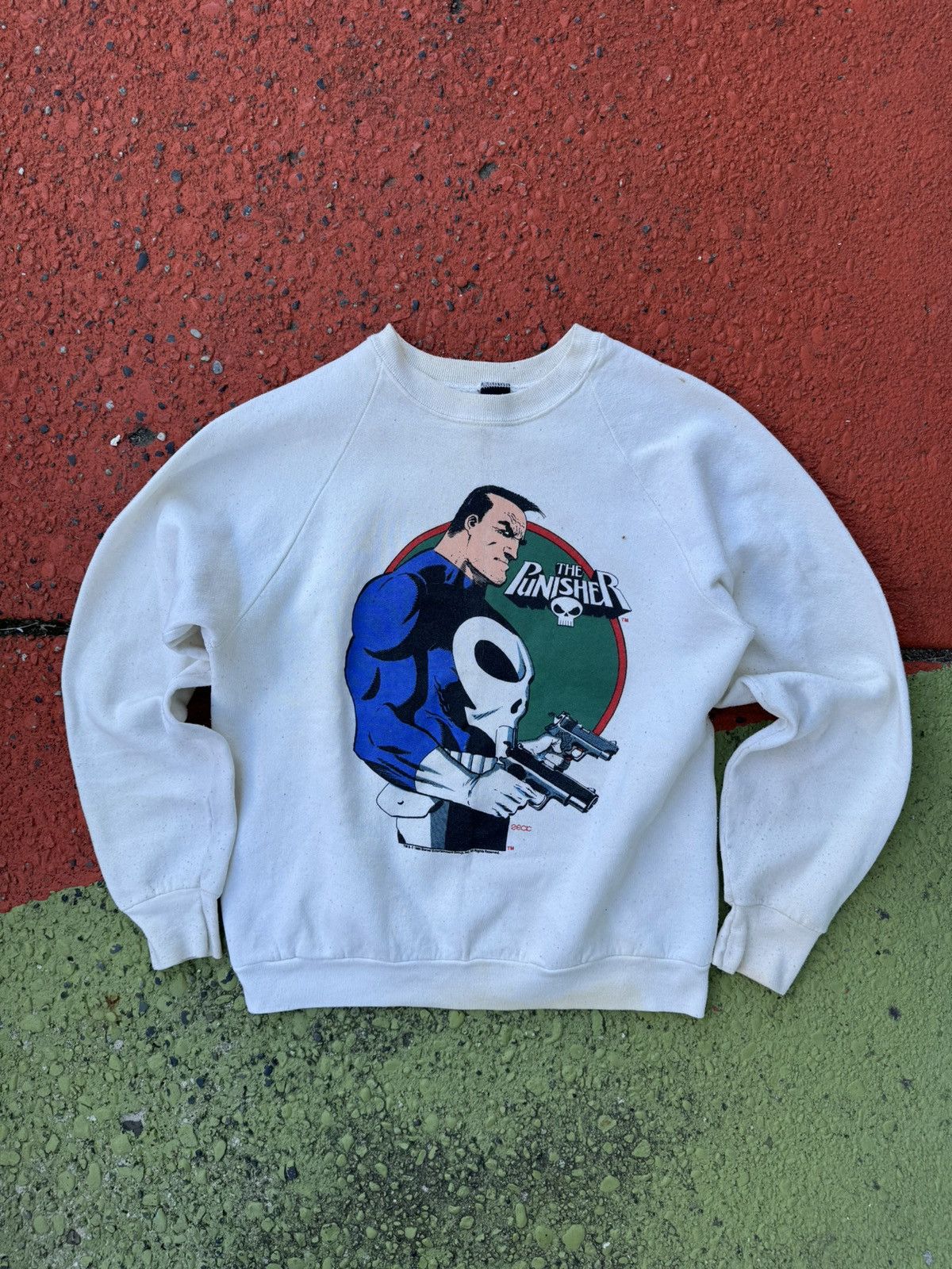 Marvel Comics × Vintage 1990s The Punisher Marvel Crewneck Size US L / EU 52-54 / 3 - 1 Thumbnail