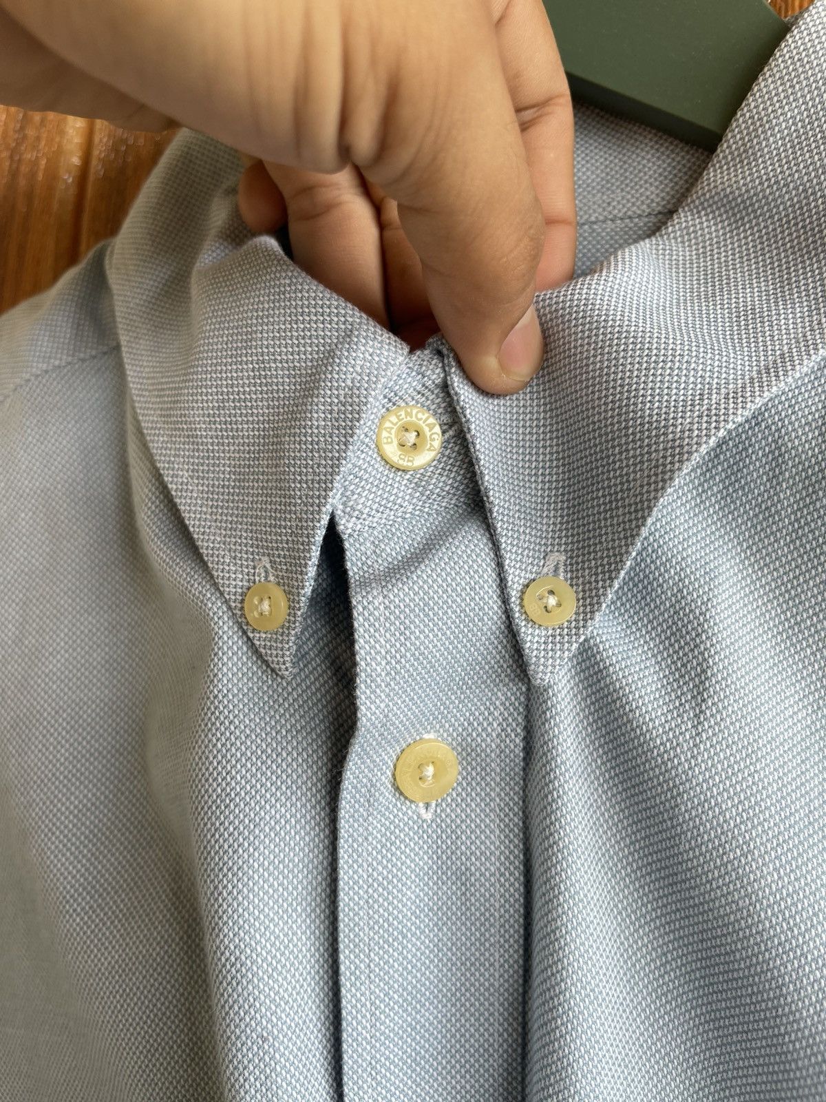 Balenciaga Vintage 90s🔥BALENCIAGA🔥Shirt Pocket Button Up Size US XL / EU 56 / 4 - 7 Thumbnail