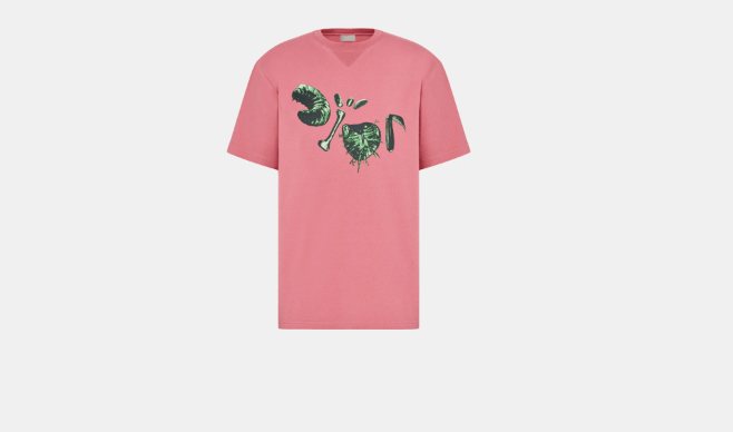 image of Dior O1Bcso1Str0324 T-Shirt In Pink, Men's (Size Small)