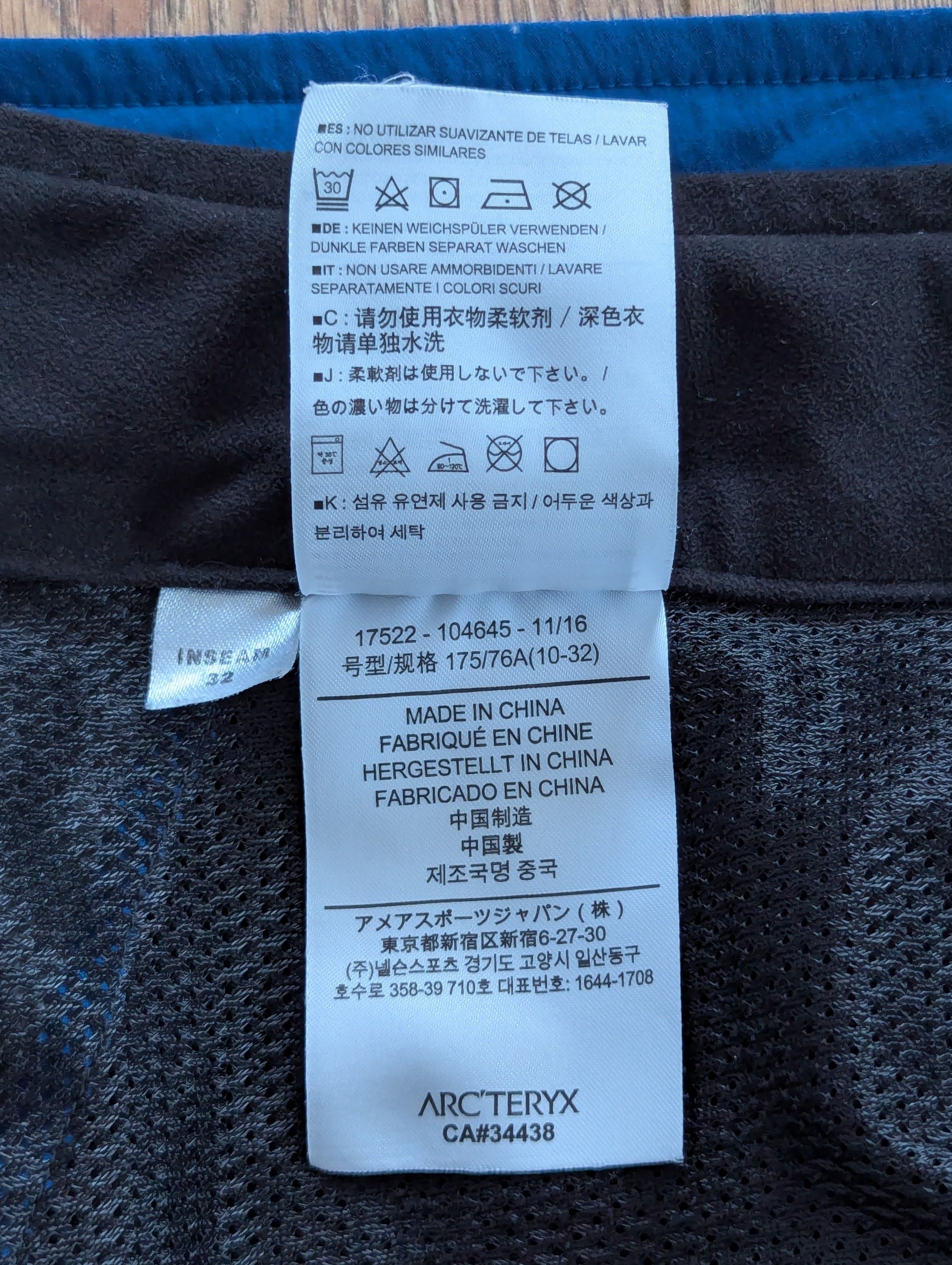 Arc'teryx Arc'teryx Palisade Pants Color Poseidon Outdoor Trekking Size 28" / US 6 / IT 42 - 15 Thumbnail