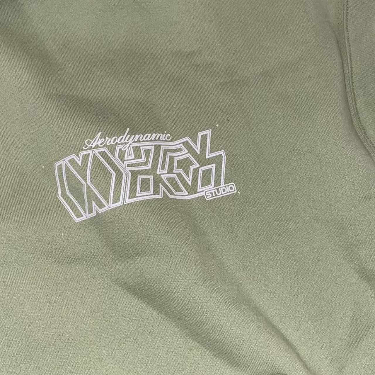 Metalwood Studio Metalwood Studio Aerodynamics Sage Green hoodie Size US S / EU 44-46 / 1 - 2 Thumbnail