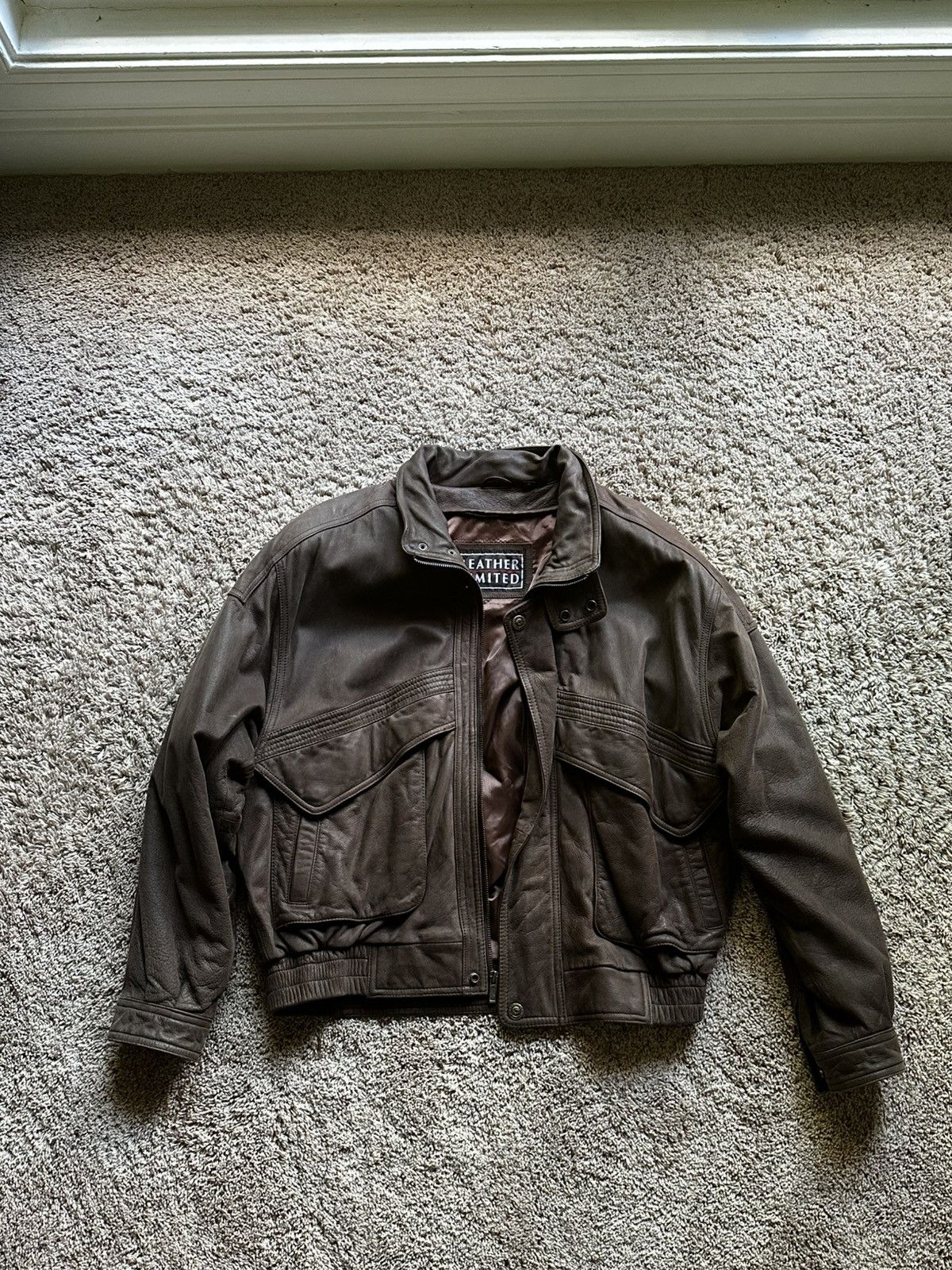Vintage Limited leather jacket Size US L / EU 52-54 / 3 - 1 Thumbnail