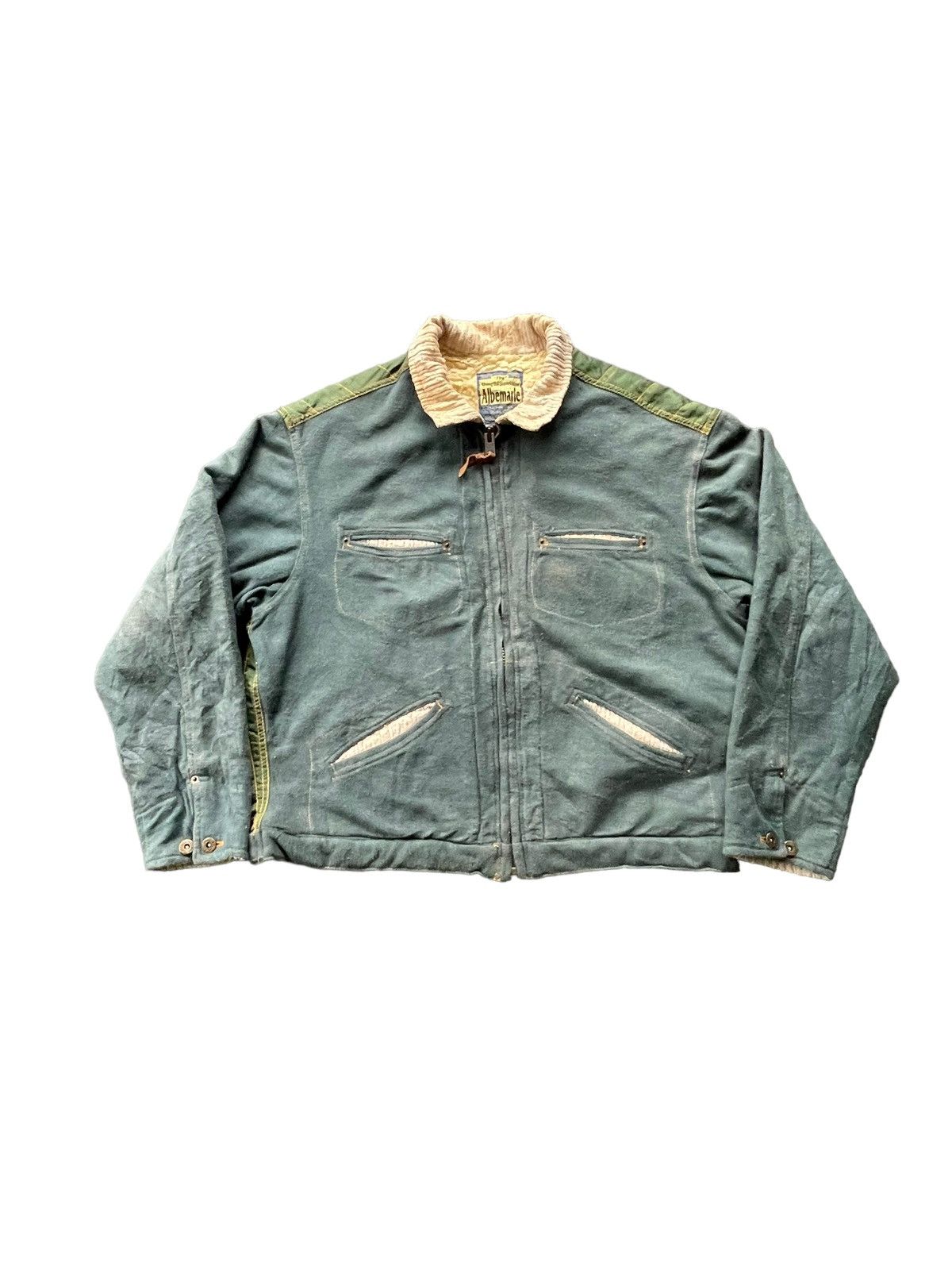 image of Archival Clothing Albemarle Winter Jacket in Green, Men's (Size Medium)