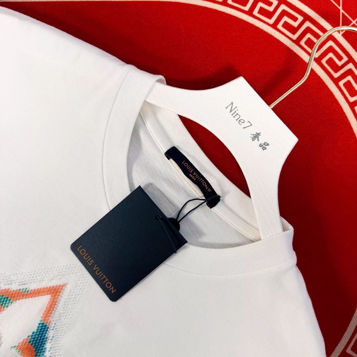Louis Vuitton LV 25 Monogram Beaded Logo Short Sleeve White XXL Size US XXL / EU 58 / 5 - 3 Thumbnail
