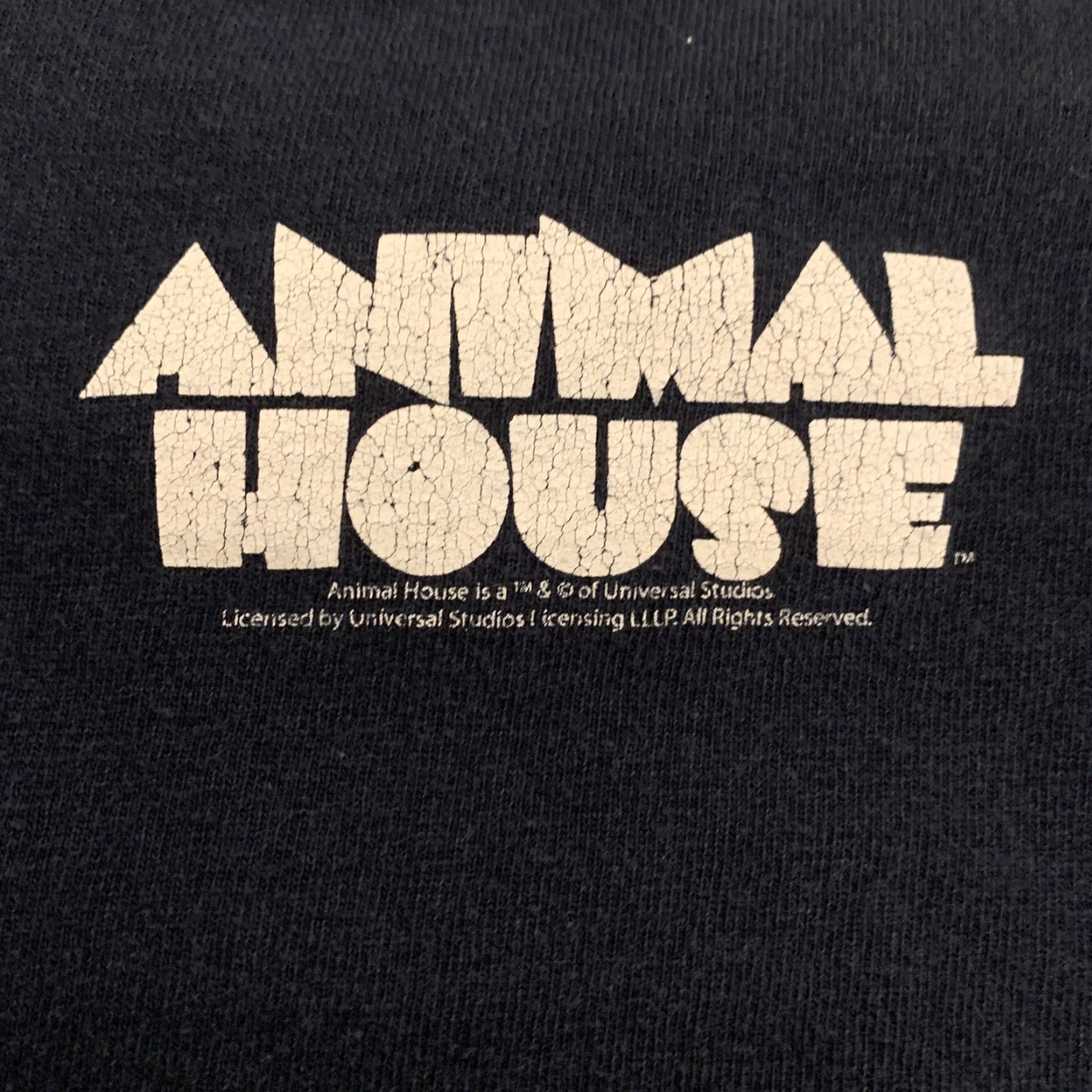 Vintage VINTAGE Animal College T-Shirt Size L Blue Mens Size US L / EU 52-54 / 3 - 5 Thumbnail