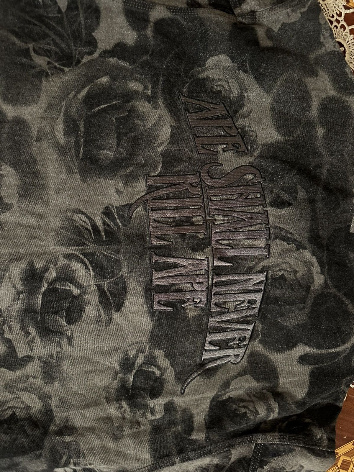 Bape Floral Camo Jacquard 13oz Denim Work Jacket Size US XXL / EU 58 / 5 - 13 Thumbnail