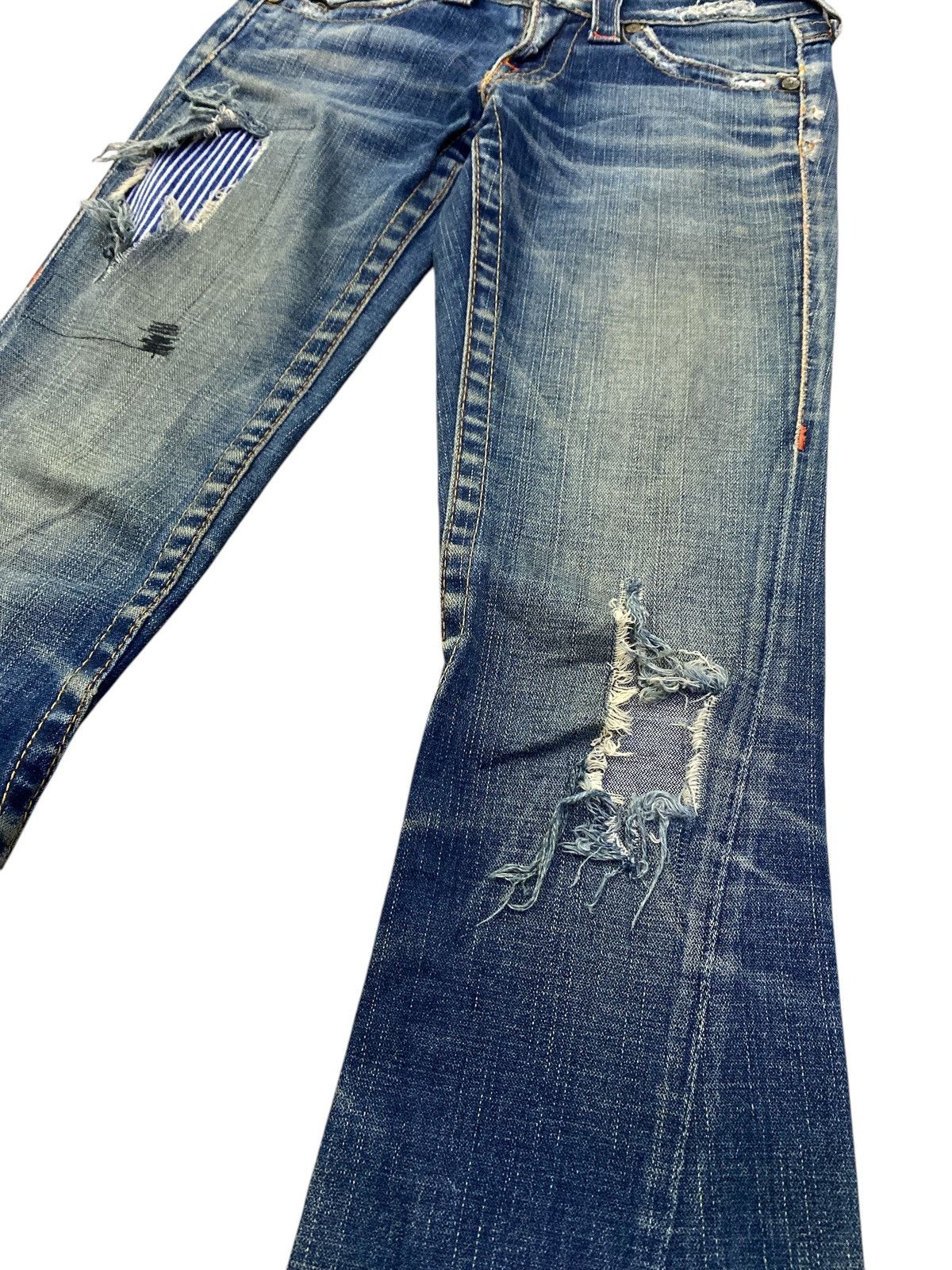 If Six Was Nine × Tornado Mart × True Religion True Religion Flared Denim Size US 27 - 5 Thumbnail