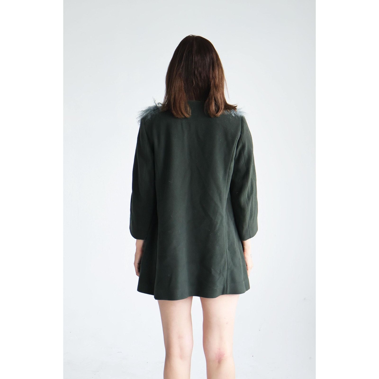 Vintage Vintage L'Autre Chose Paris Blue Mongolian Lamb Ciat Size L / US 10 / IT 46 - 6 Thumbnail