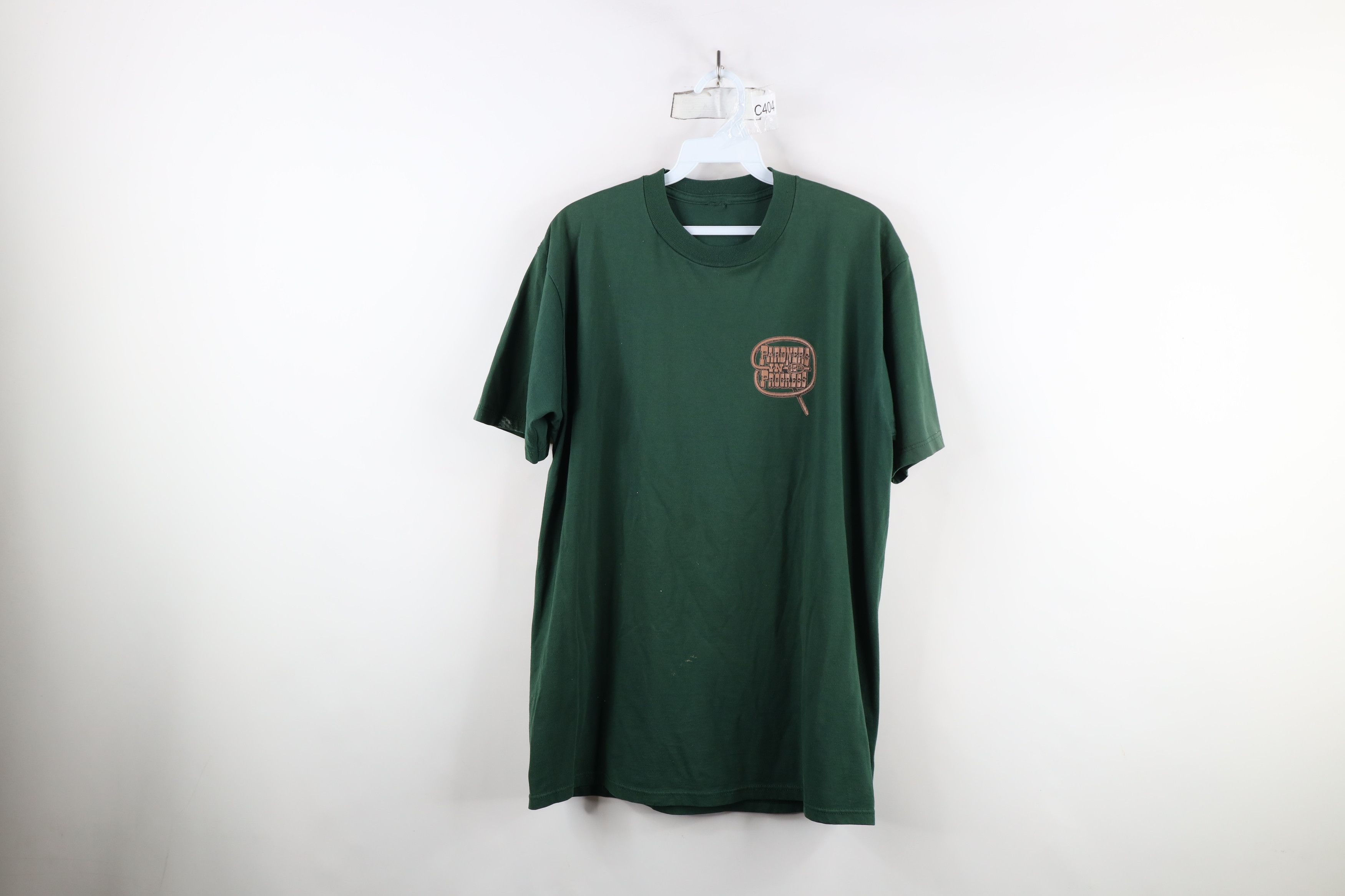 Vintage Vintage 90s Sears Whirlpool Western Cowboy T-Shirt Green Size US L / EU 52-54 / 3 - 1 Thumbnail