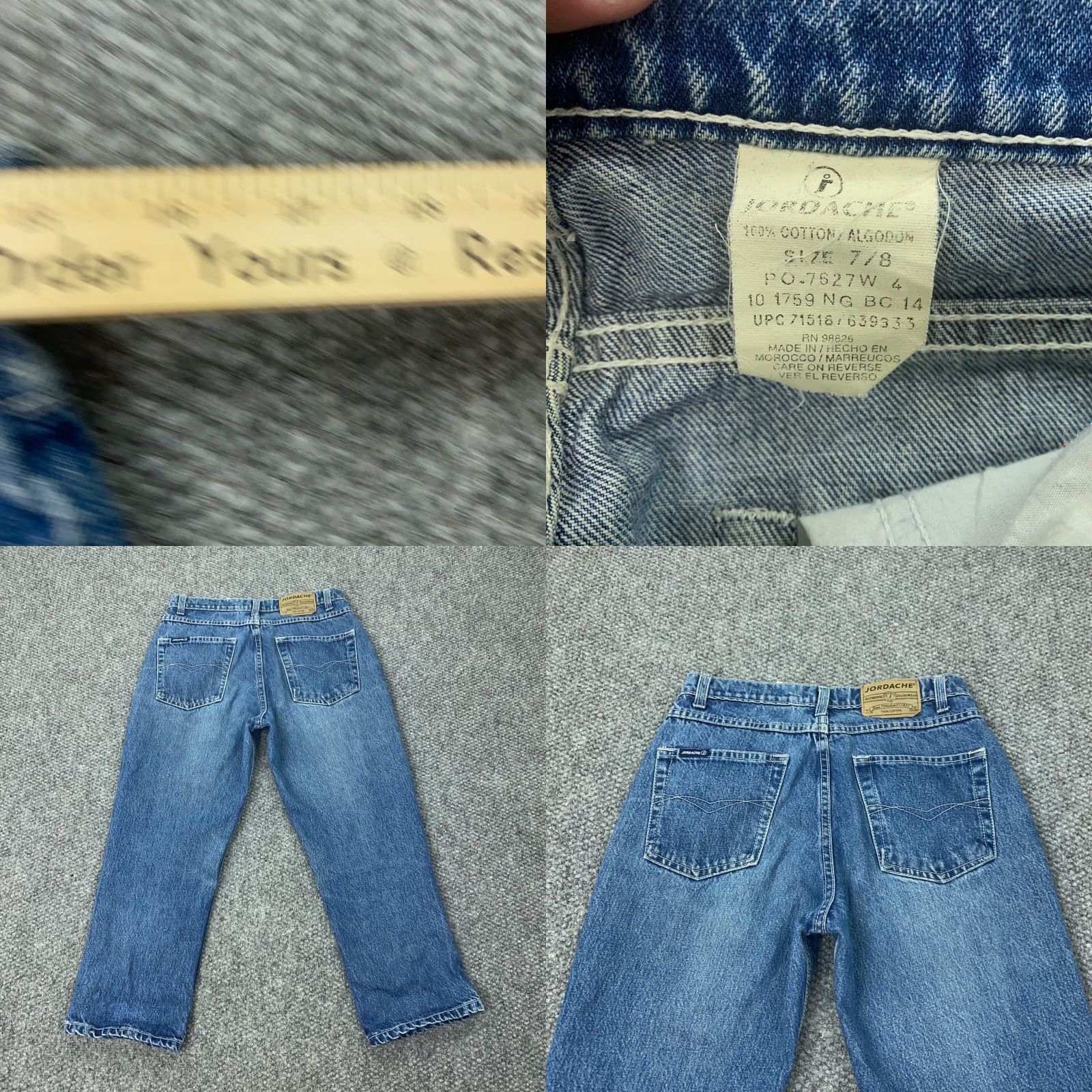 Jordache VINTAGE Jordache Jeans Capri Size 7/8 Blue 90s Mom Retro Mid-Rise Womens Size 30" / US 8 / IT 44 - 8 Thumbnail