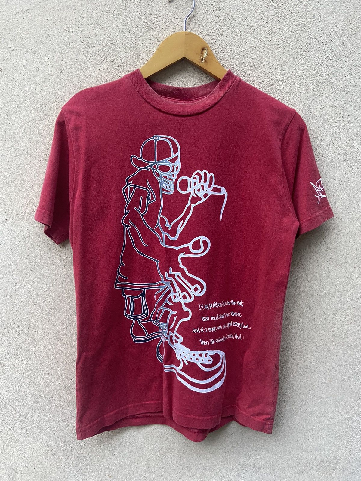 Vintage Vintage y2k Grass Hitter t shirt graffiti Size US M / EU 48-50 / 2 - 2 Thumbnail