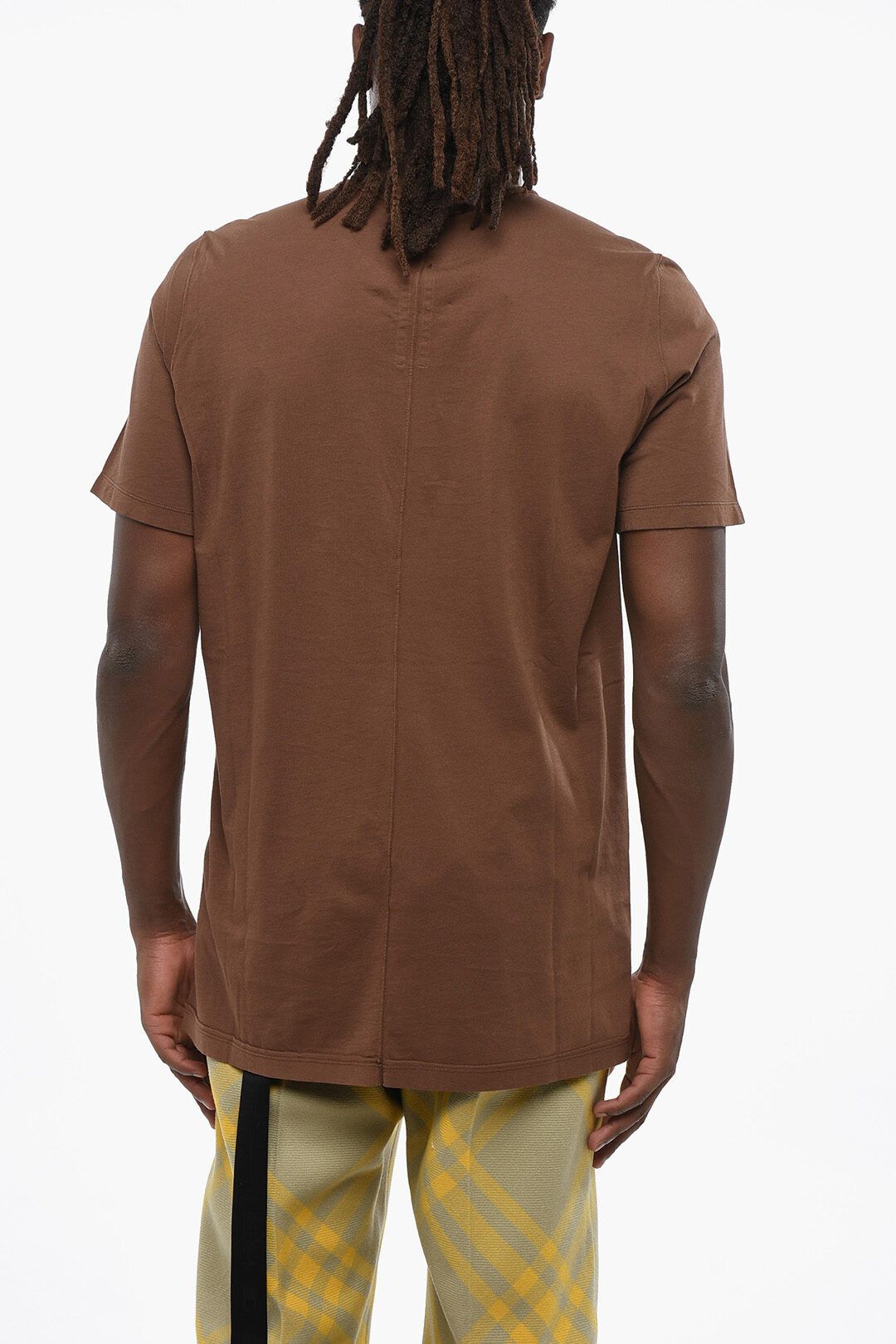 Rick Owens og1mm1025 Crewneck T-Shirt in Brown Size US S / EU 44-46 / 1 - 2 Thumbnail