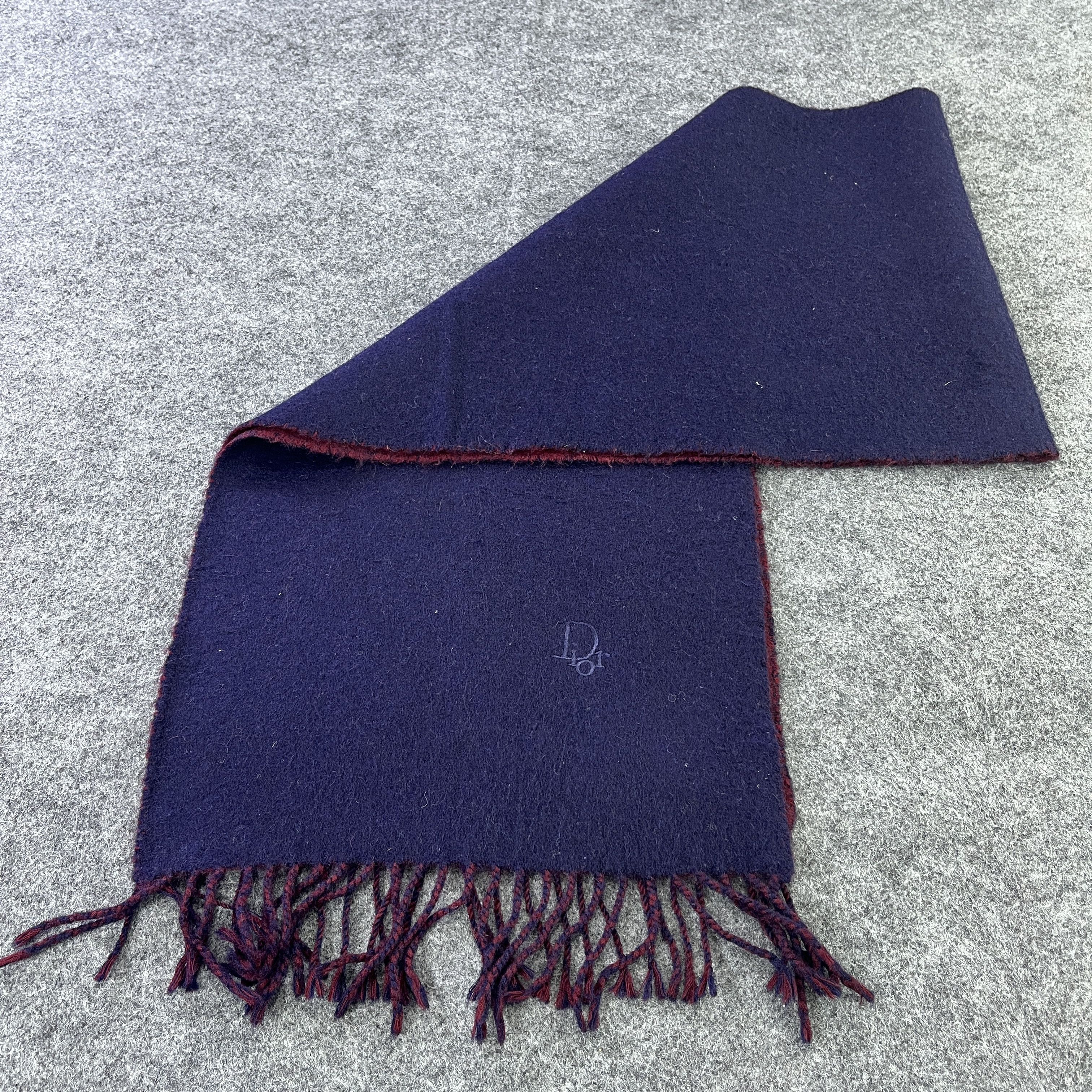 Vintage Vintage Dior Cashmere Scarf / Muffler / Neckwear T848 Size ONE SIZE - 3 Thumbnail