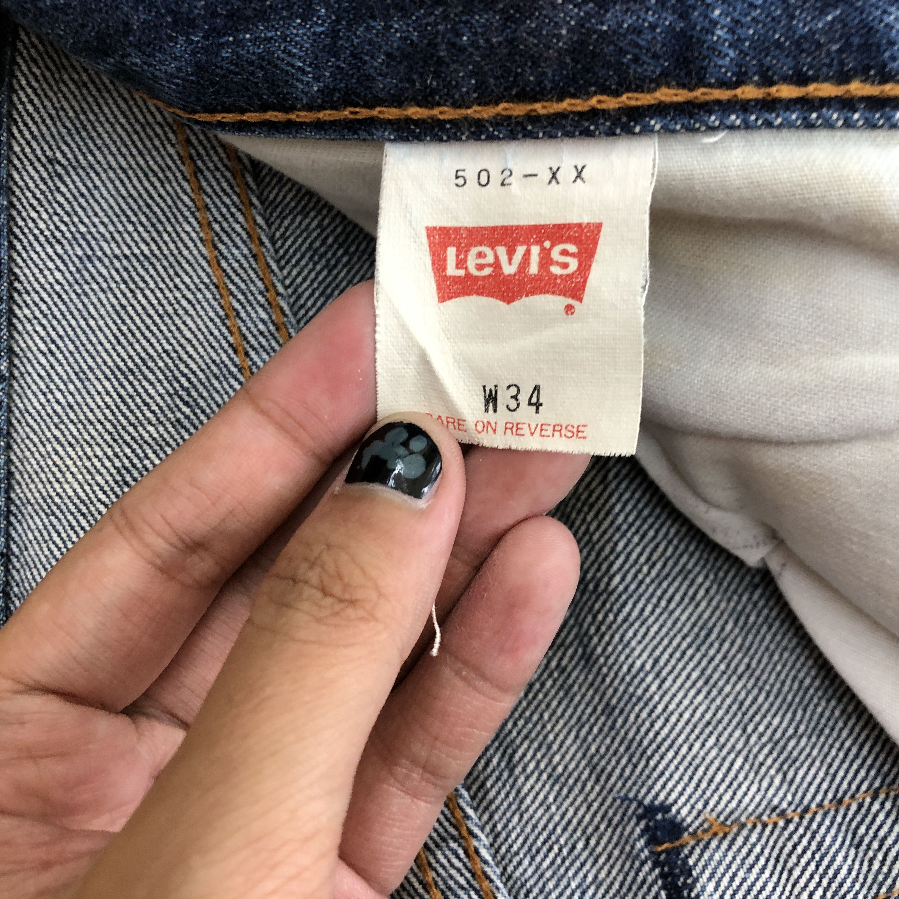 Levi's Vintage Levis Selvedge Jeans Levi's 502 Redline Denim Size US 32 / EU 48 - 8 Thumbnail