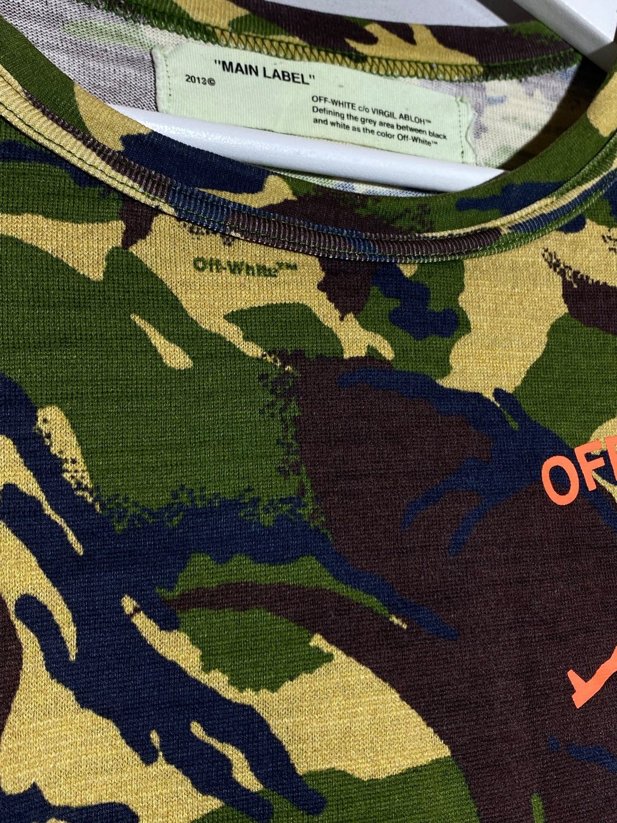 Off-White Off White Peace By Design Camouflage T-shirt Size US S / EU 44-46 / 1 - 11 Thumbnail
