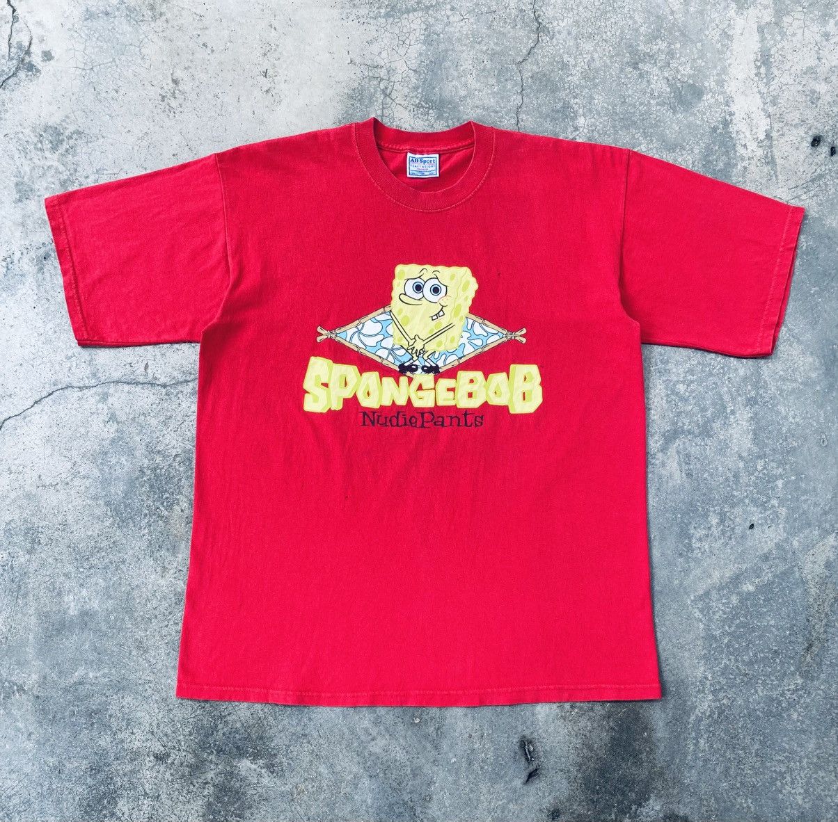Vintage Vintage Spongebob Nudie Pants Tees Size US L / EU 52-54 / 3 - 1 Thumbnail