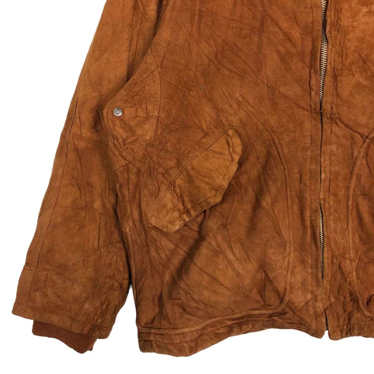 Japanese Brand 🔥Vera Pelle Real Leather Biker Jacket Harry & Moore Italy Size US M / EU 48-50 / 2 - 4 Thumbnail