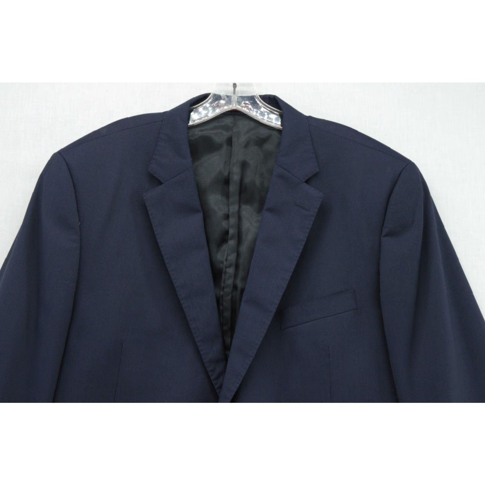 Peter Millar Peter Millar Sport Coat Blazer Men's 46R Blue Wool Notch Lapel Single-Breasted 2-Button Double-Vented Size 46R - 2 Thumbnail