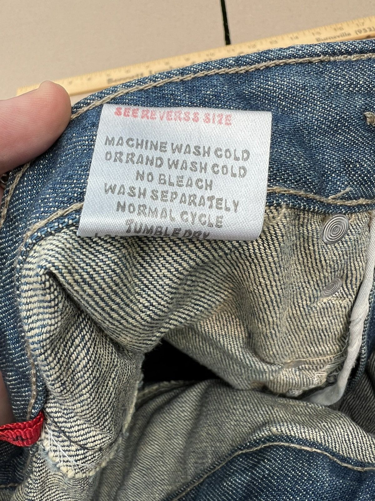 Japanese Brand Joneaa Japanese Patchwork Streetwear Jeans Size US 28 / EU 44 - 8 Thumbnail