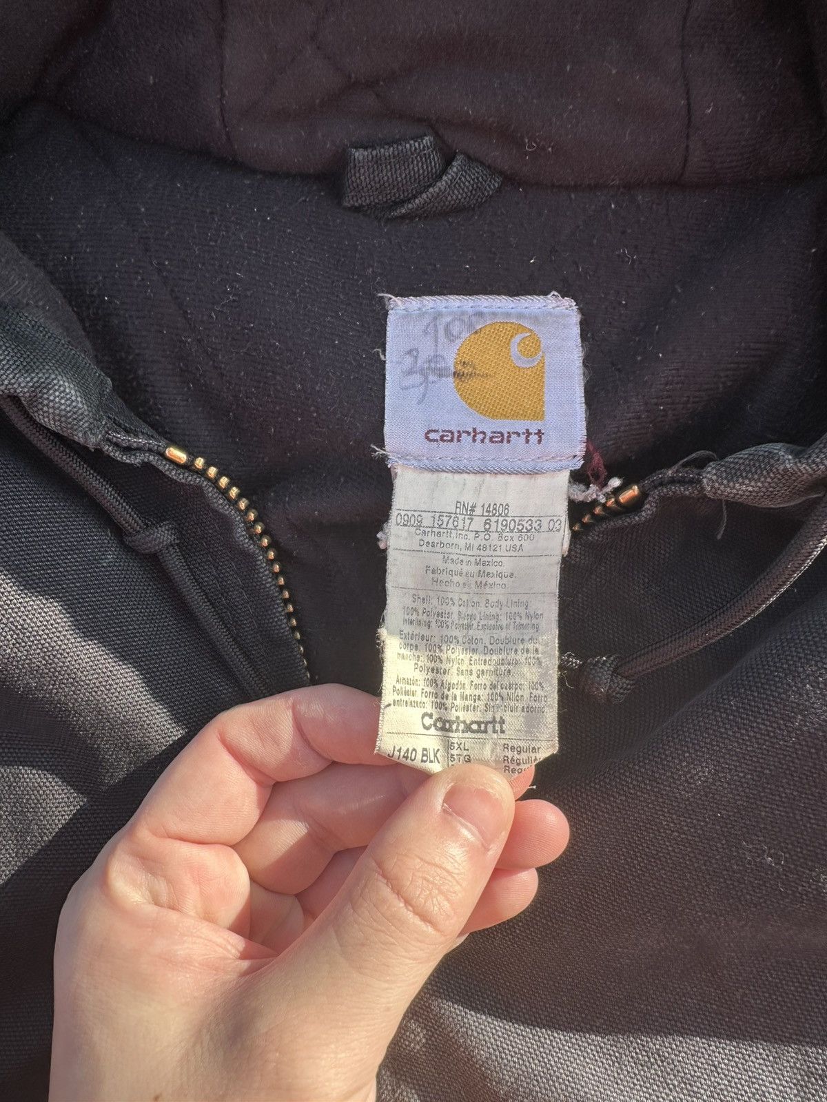 Carhartt Distressed Carhartt Detroit Jacket Size US L / EU 52-54 / 3 - 10 Thumbnail