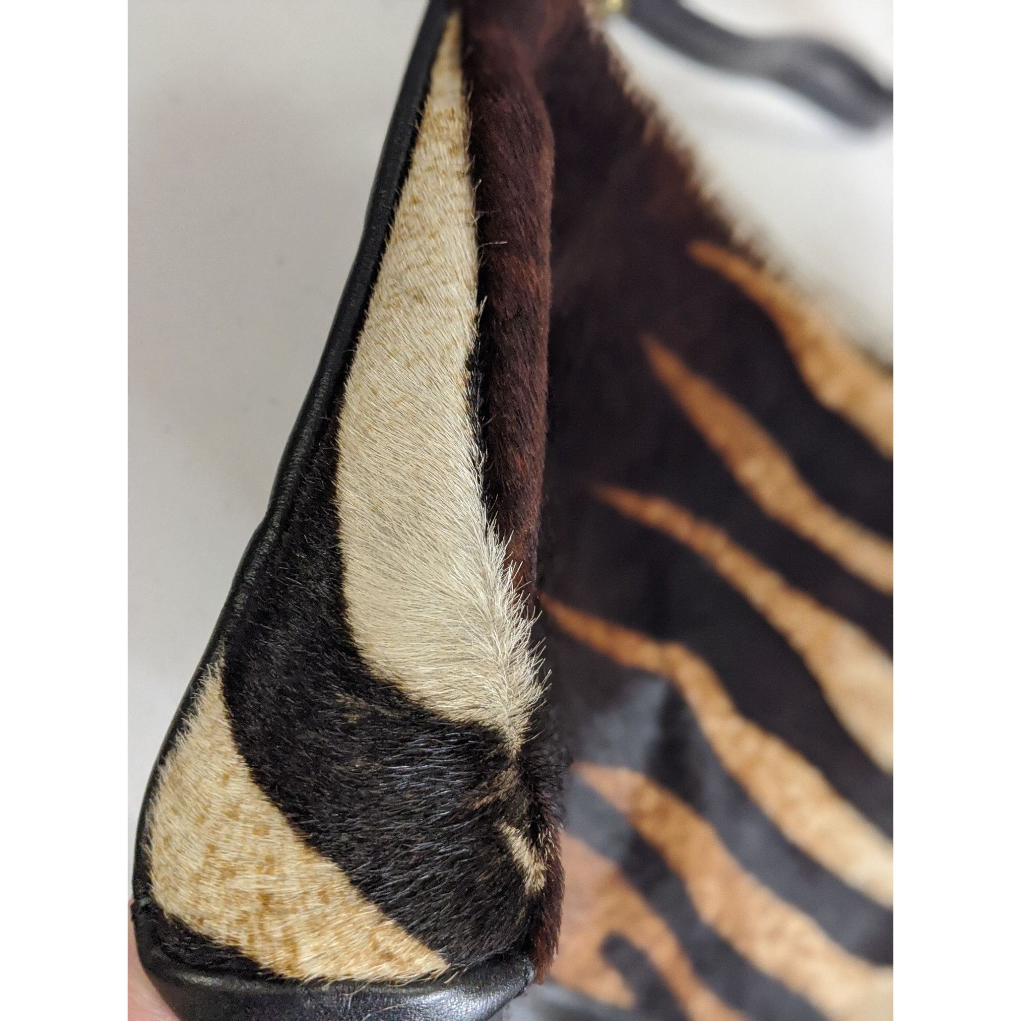 Other Vintage Cavalcanti Genuine Leather/Fur Zebra Print Wristlet Size ONE SIZE - 3 Thumbnail