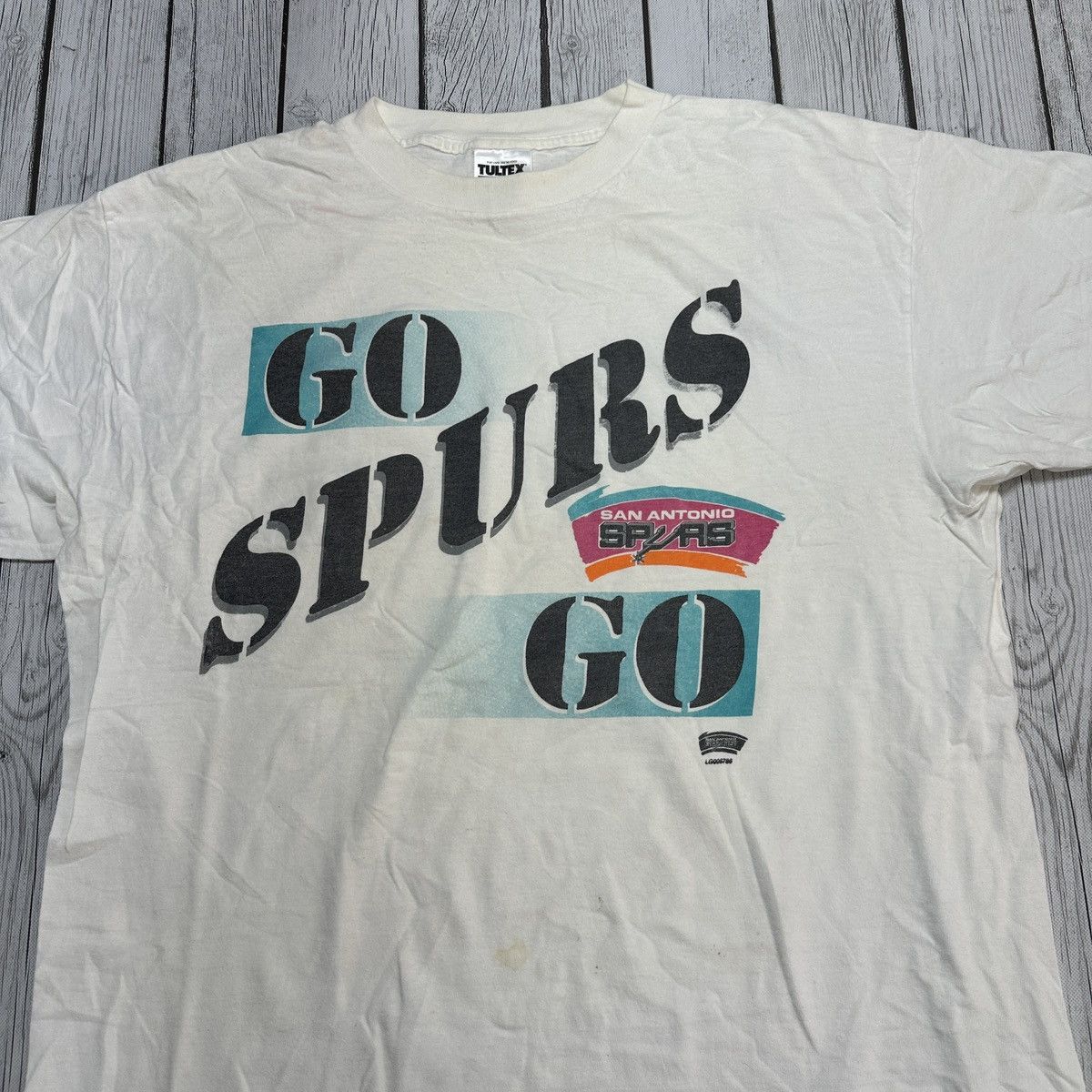 NBA × Tultex × Vintage Vintage San Antonio Spurs tee Size US XL / EU 56 / 4 - 3 Thumbnail