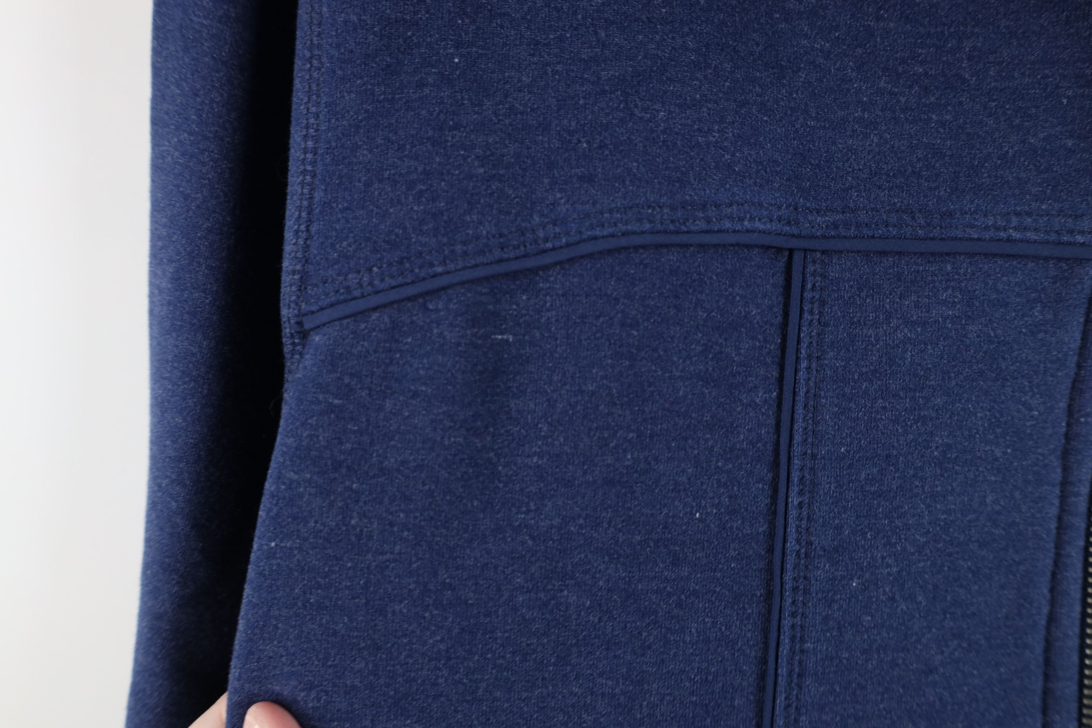 Lululemon × Vintage Lululemon Terry Full Zip Hoodie Sweatshirt Heather Blue Size US S / EU 44-46 / 1 - 5 Thumbnail