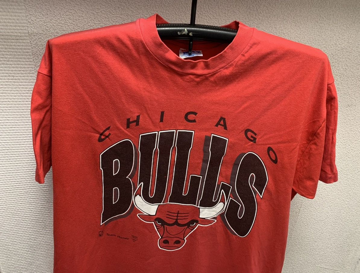 NBA Chicago bulls vintage red t-shirt single made in Usa Xl Size US XL / EU 56 / 4 - 2 Thumbnail