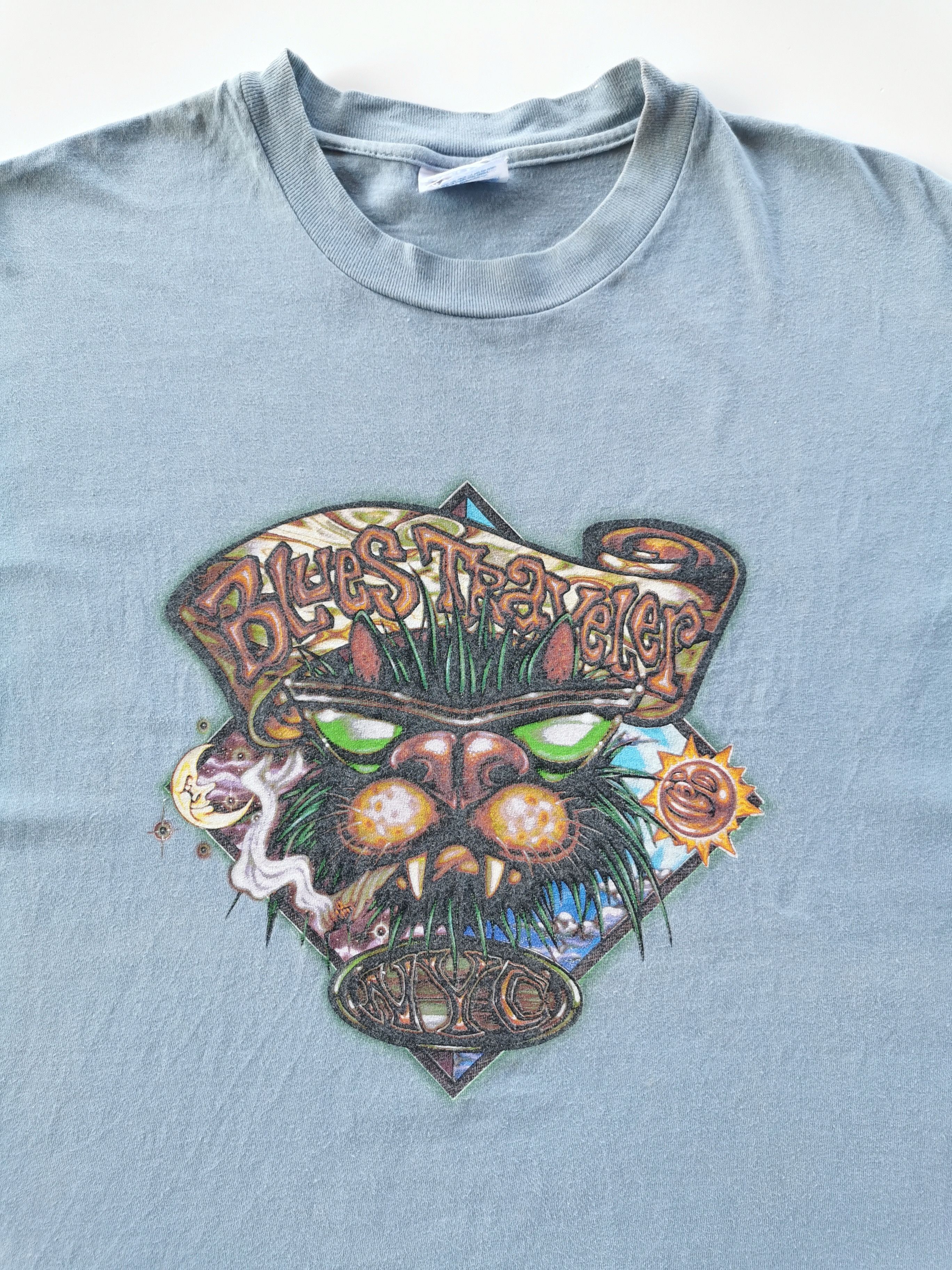 Band Tees 1998 Blues Traveler Band Tour Vintage Tshirt Size US XL / EU 56 / 4 - 2 Thumbnail