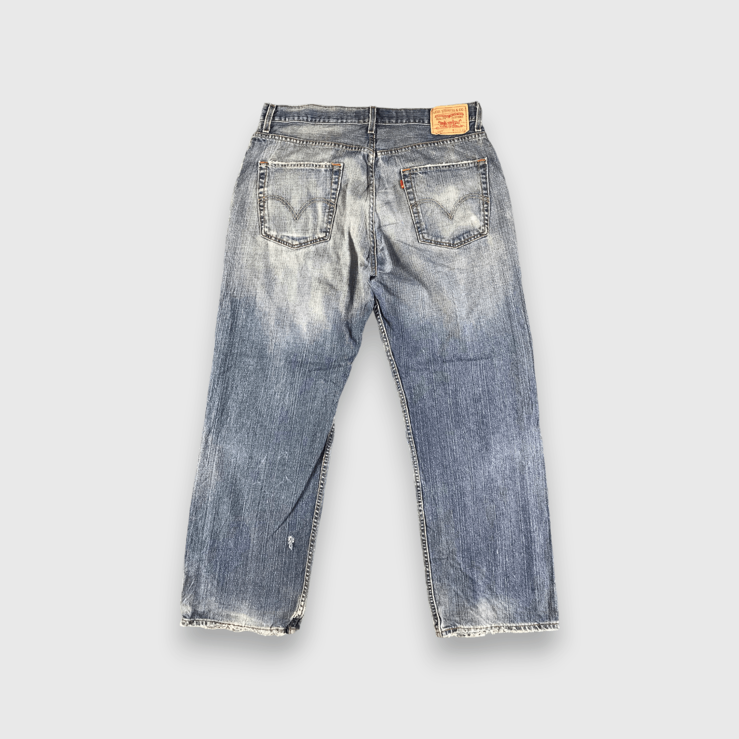 Levi's Vintage Blue Wash Levis 569 Jeans-J3079 Size US 37 - 2 Thumbnail
