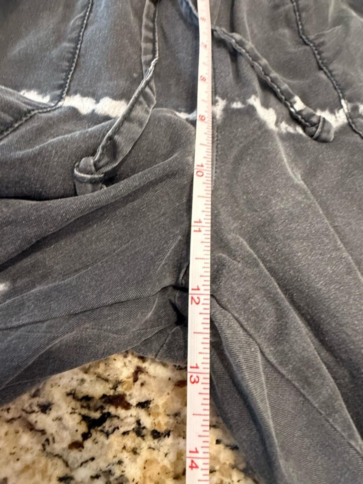Other Japna charcoal grey & white tie dye pants lyocell SZ SM Size 28" / US 6 / IT 42 - 6 Thumbnail