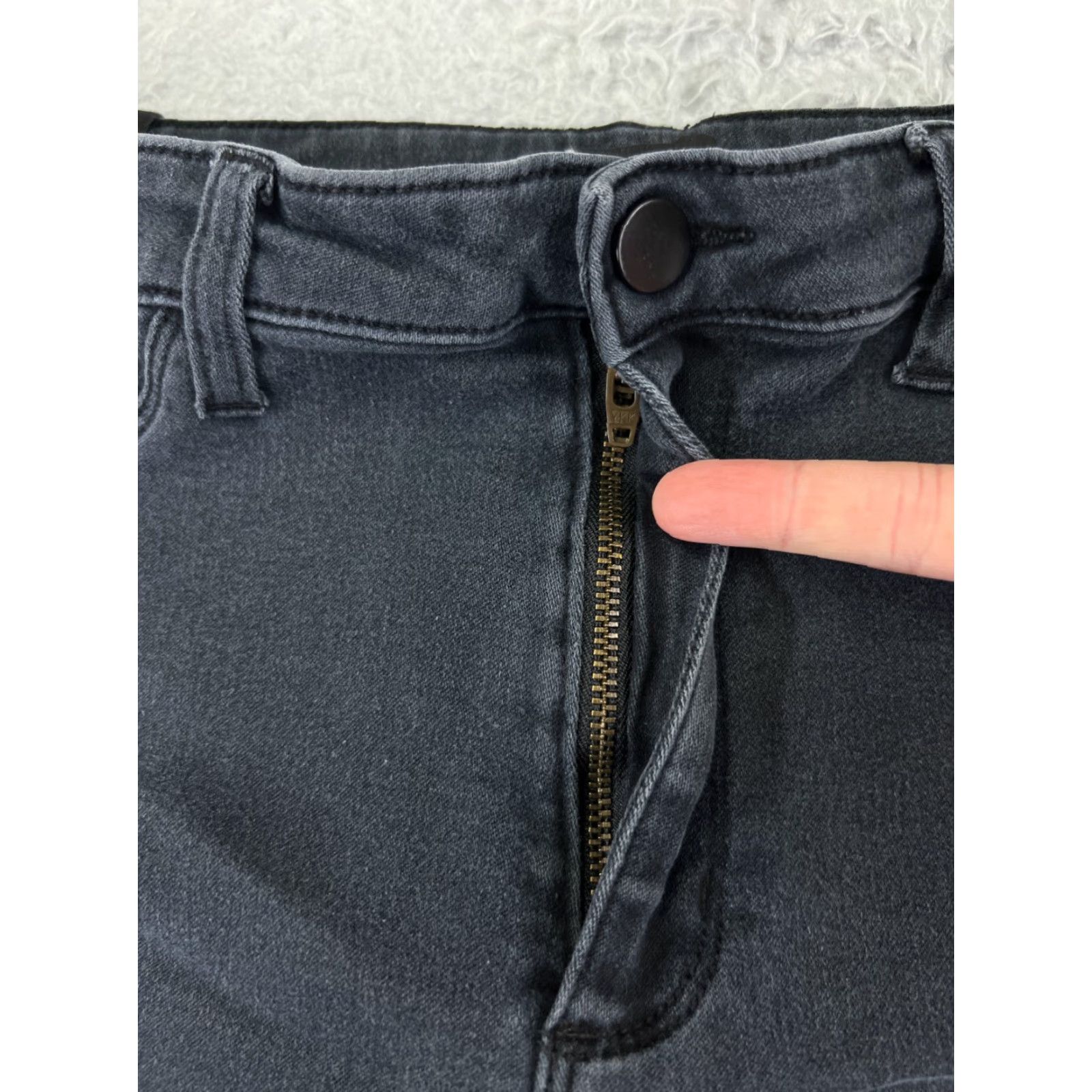 Denime One Republic For All Jeans Womens 12 Black Denim Skinny Mid Rise 28x25 Vintage No Size 34" / US 12 / IT 48 - 5 Thumbnail