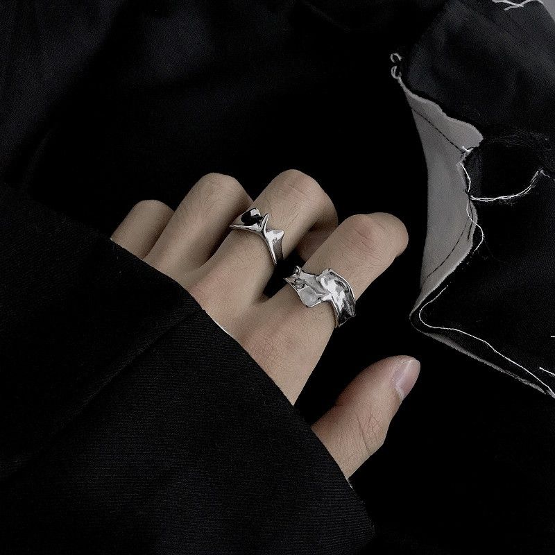 Jewelry Crazy Jewelry Rings Open Size Chrome Ring (Size 7-13) Size ONE SIZE - 3 Thumbnail