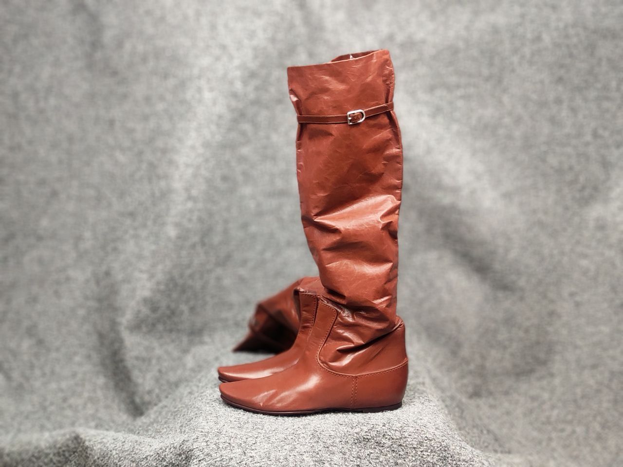 Bottega Veneta Rare Bottega Veneta High Riding Brown leather Light Boots Size US 6 / IT 36 - 12 Thumbnail