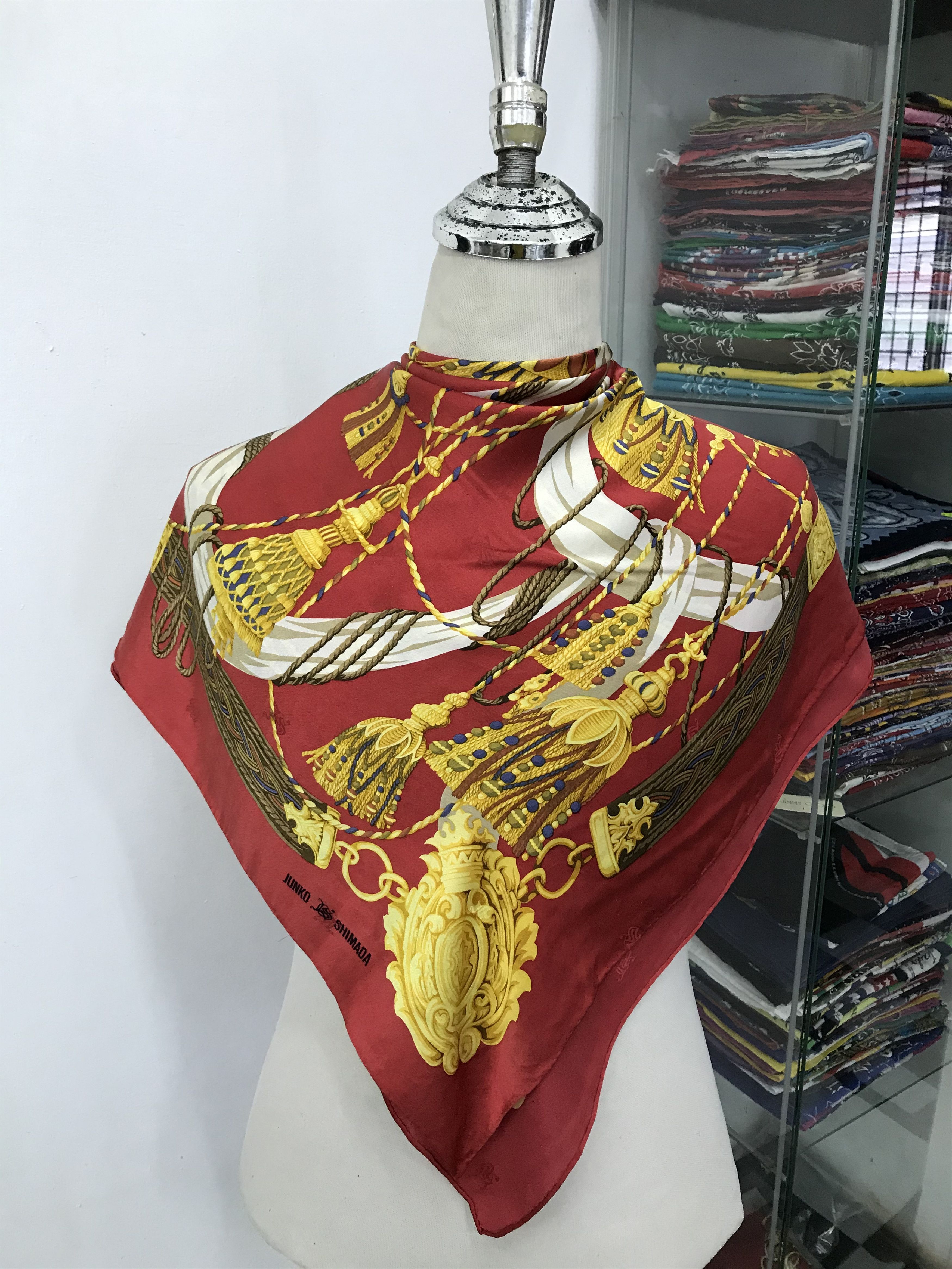 Junko Shimada Vintage Junko Shimada Silk Scarf Size ONE SIZE - 1 Thumbnail