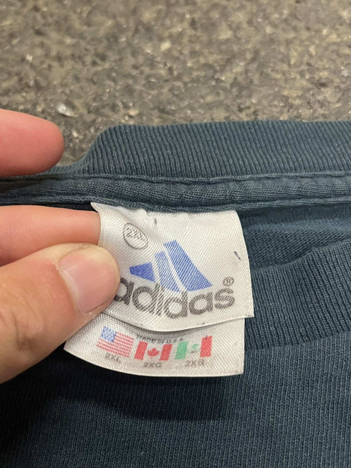 Adidas × Vintage Adidas vintage longsleeve shirt 90s hype rare sporty y2k Size US XXL / EU 58 / 5 - 5 Thumbnail