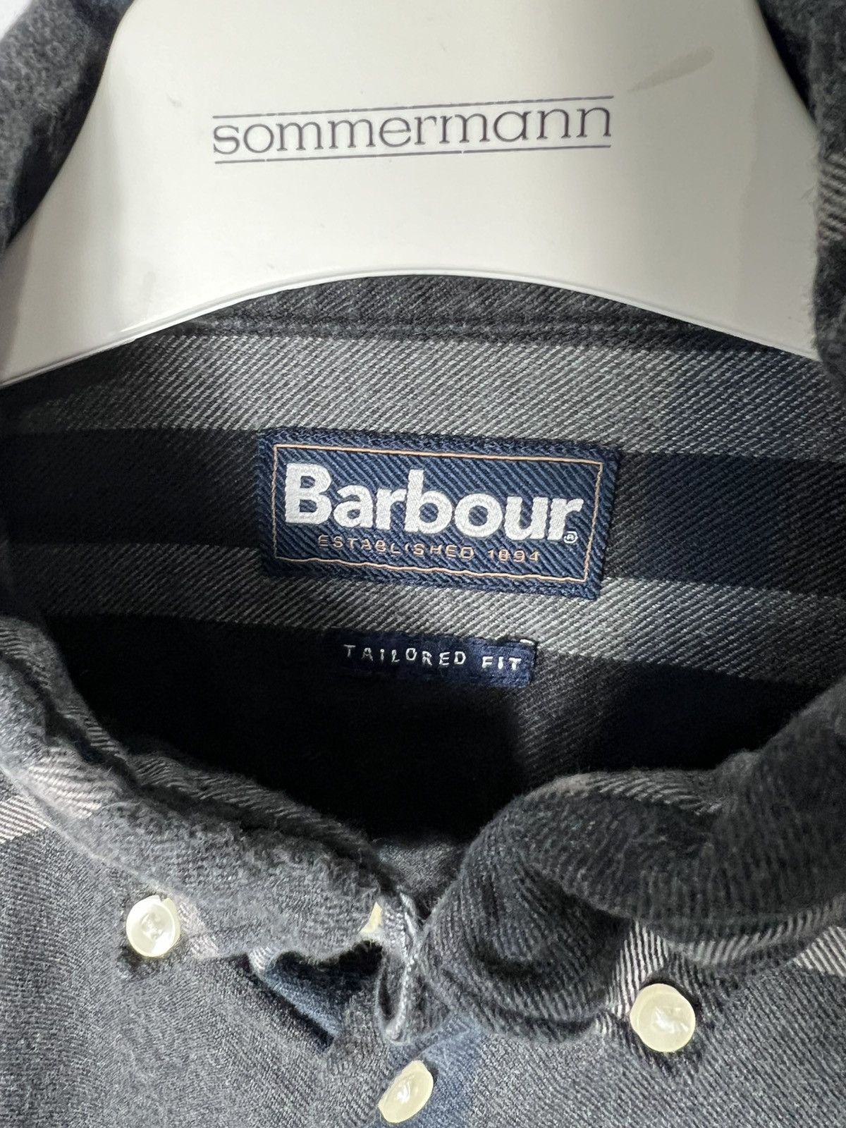 Barbour Vintage streetwear designer Barbour Danoon Plaid Shirt Size US M / EU 48-50 / 2 - 5 Thumbnail