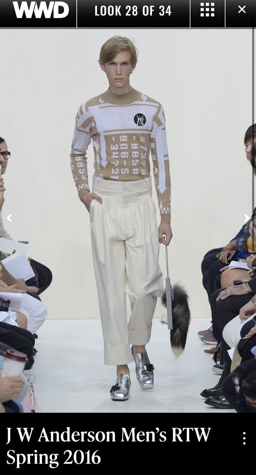 JW Anderson JW Anderson S/S 2016 News Sweater Size US S / EU 44-46 / 1 - 1 Thumbnail