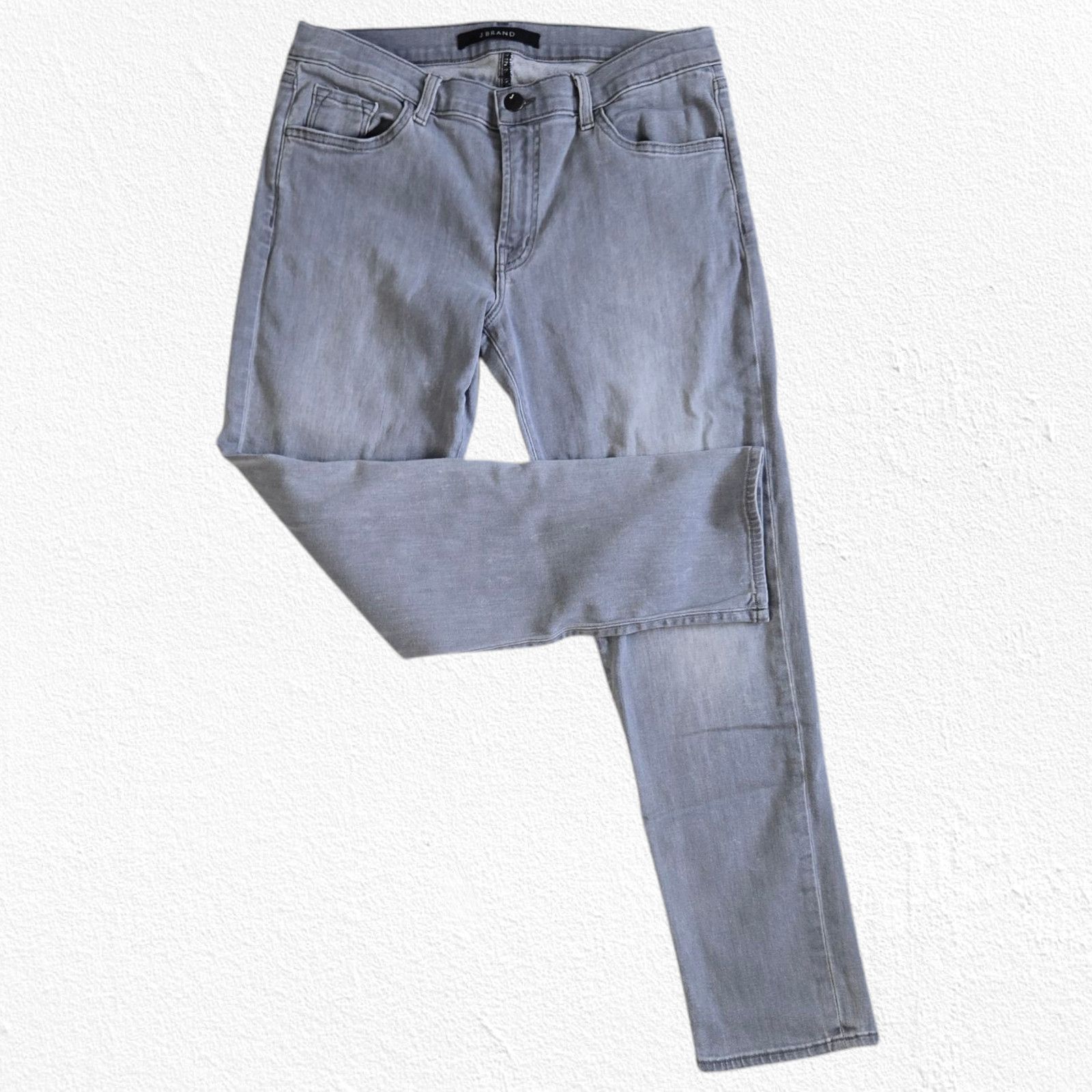 J Brand Gray Mid Rise Sadey Skinny Jeans Gray Size 27