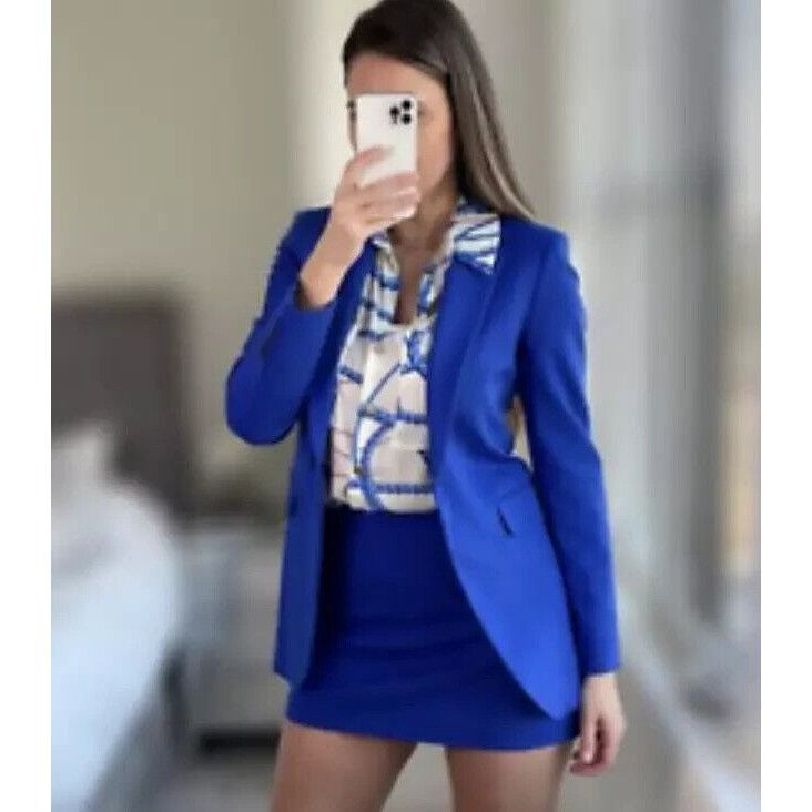 Zara ZARA BNWT FITTED BLAZER WITH POCKETS XS REF. 2704/968 Size XS / US 0-2 / IT 36-38 - 1 Thumbnail