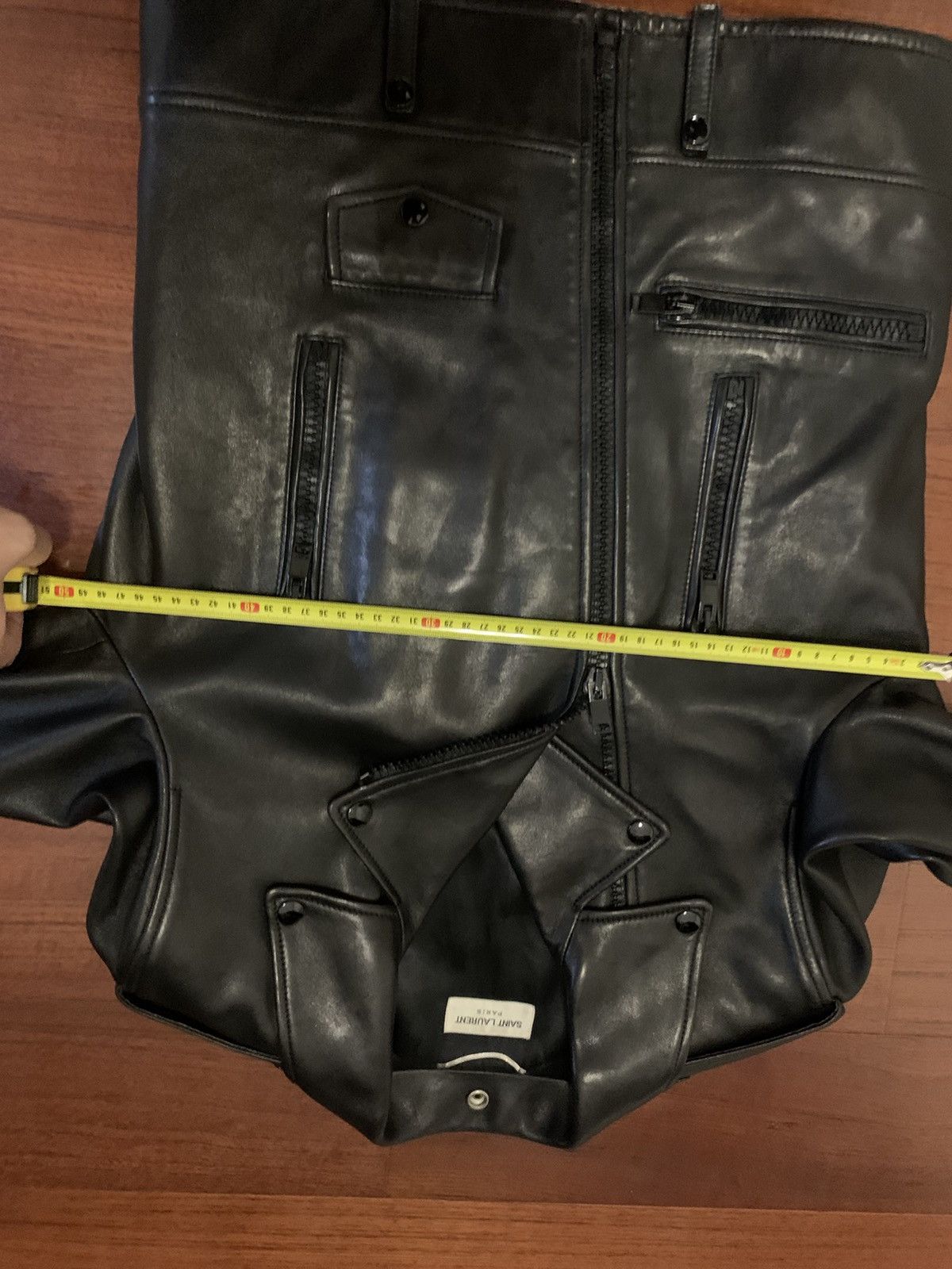 Saint Laurent Paris Saint Laurent 2015FW Black hardware Lambskin L01 Size US M / EU 48-50 / 2 - 9 Thumbnail